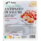 AUCHAN TAVOLA IN ITALIA Assortiment de charcuterie salame milano speck et coppa