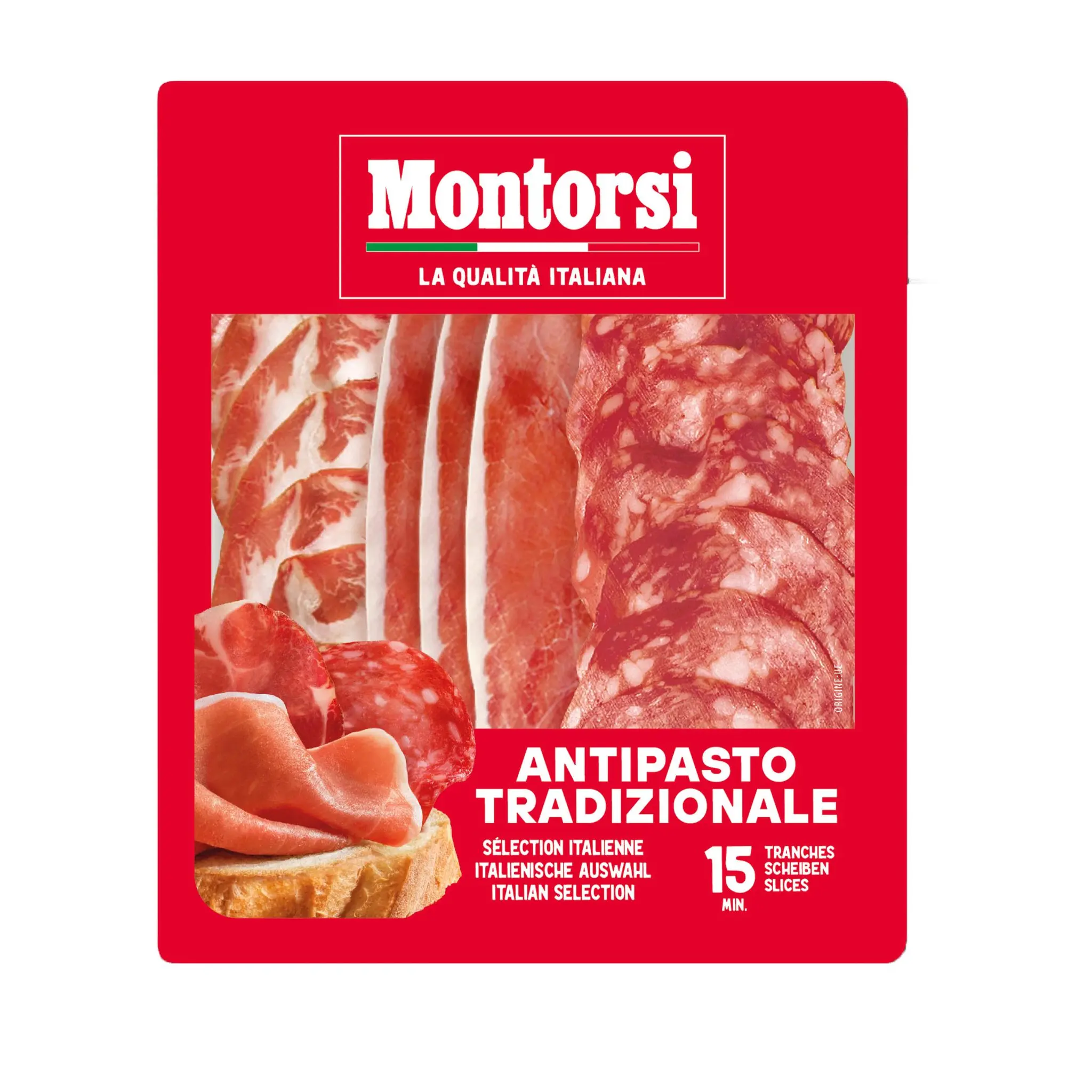 MONTORSI Plateau de charcuteries italiennes : coppa, prosciutto, salame