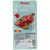 AUCHAN Chiffonnade de rosette