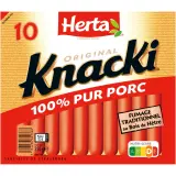 HERTA Knacki saucisse pur porc