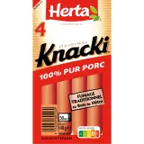 HERTA Knacki saucisse pur porc