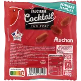 AUCHAN Saucisses cocktail