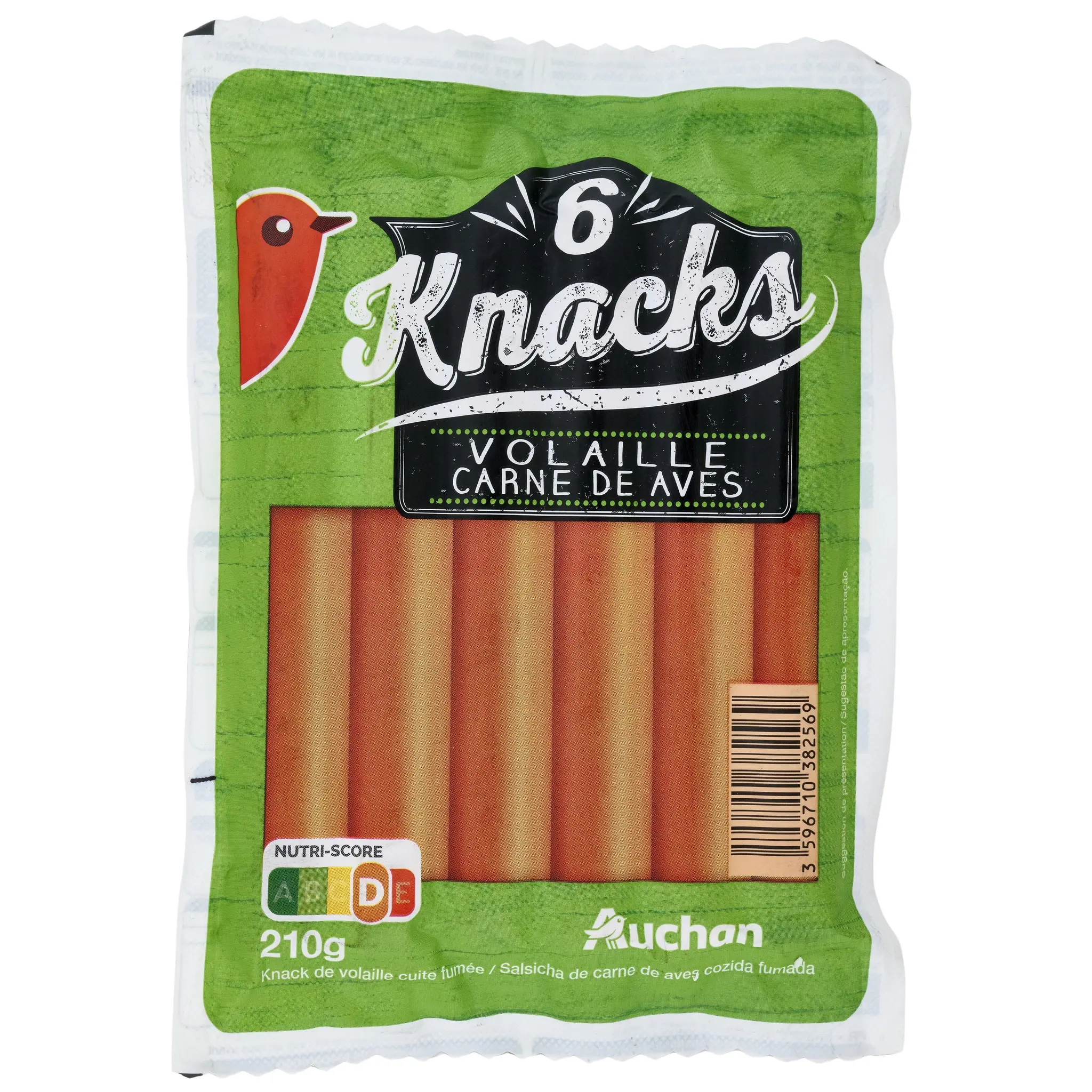 AUCHAN Knacks de volaille