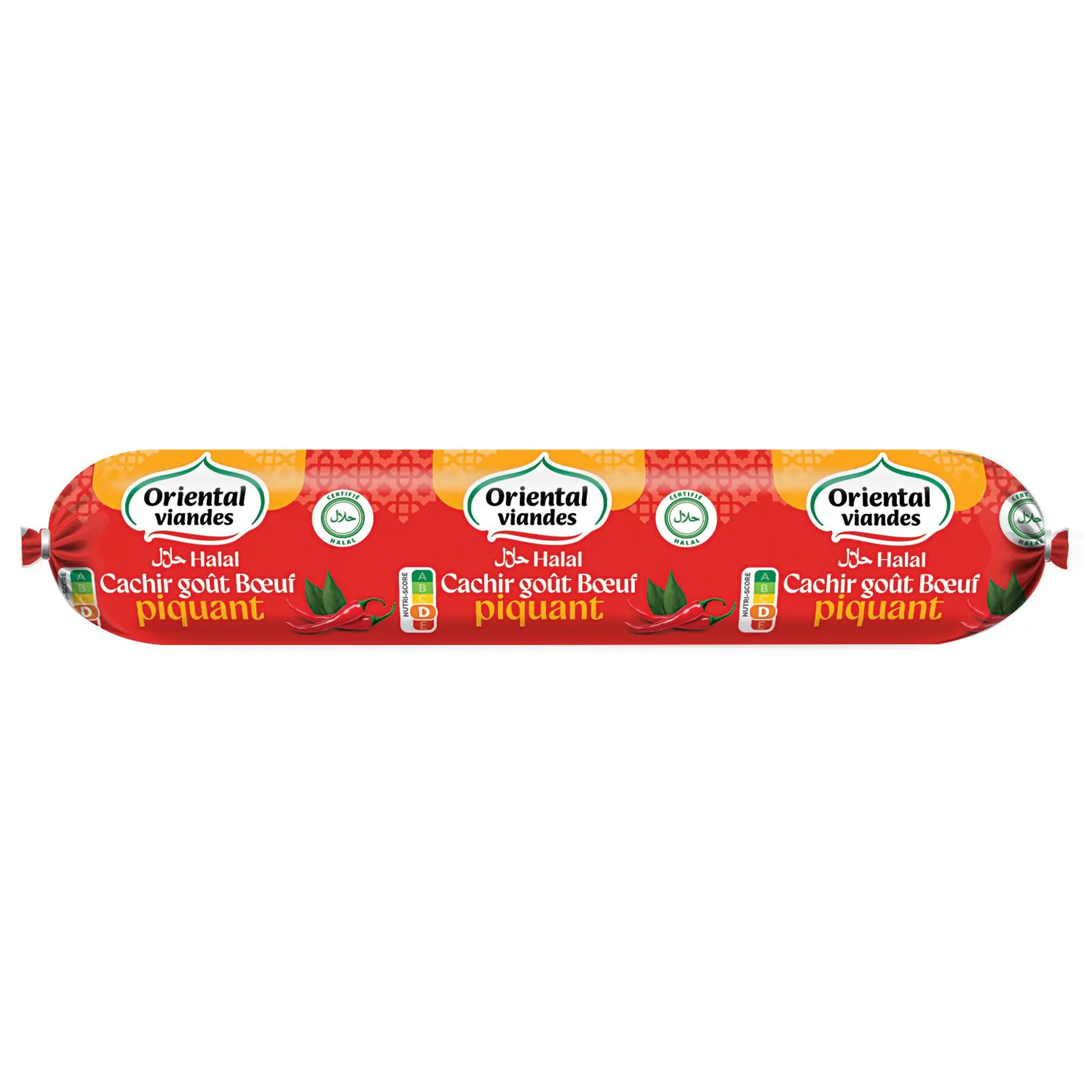 ORIENTAL VIANDES cachir gout bœuf piquant halal 450g