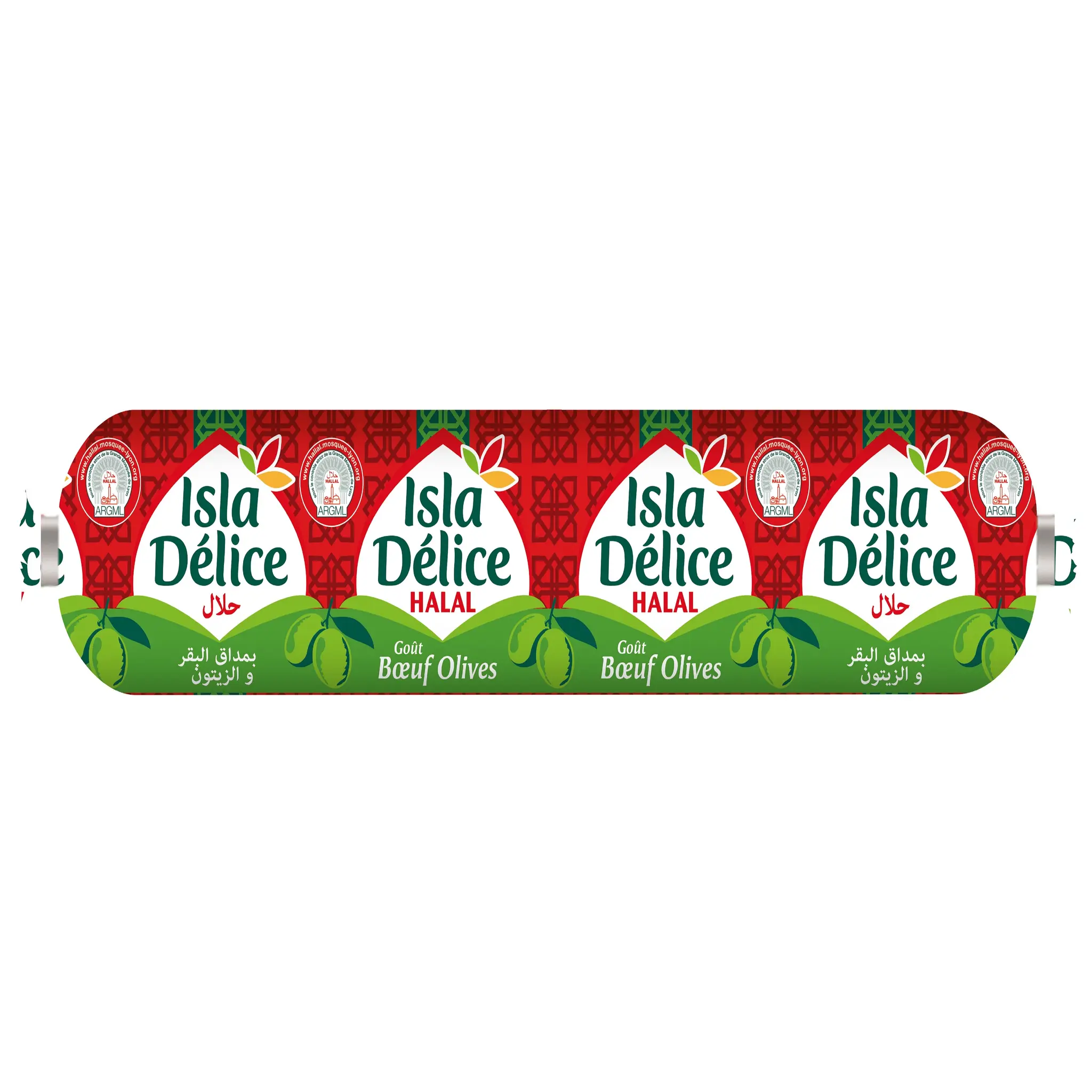 ISLA DELICE Saucisson cachir volaille boeuf olives halal