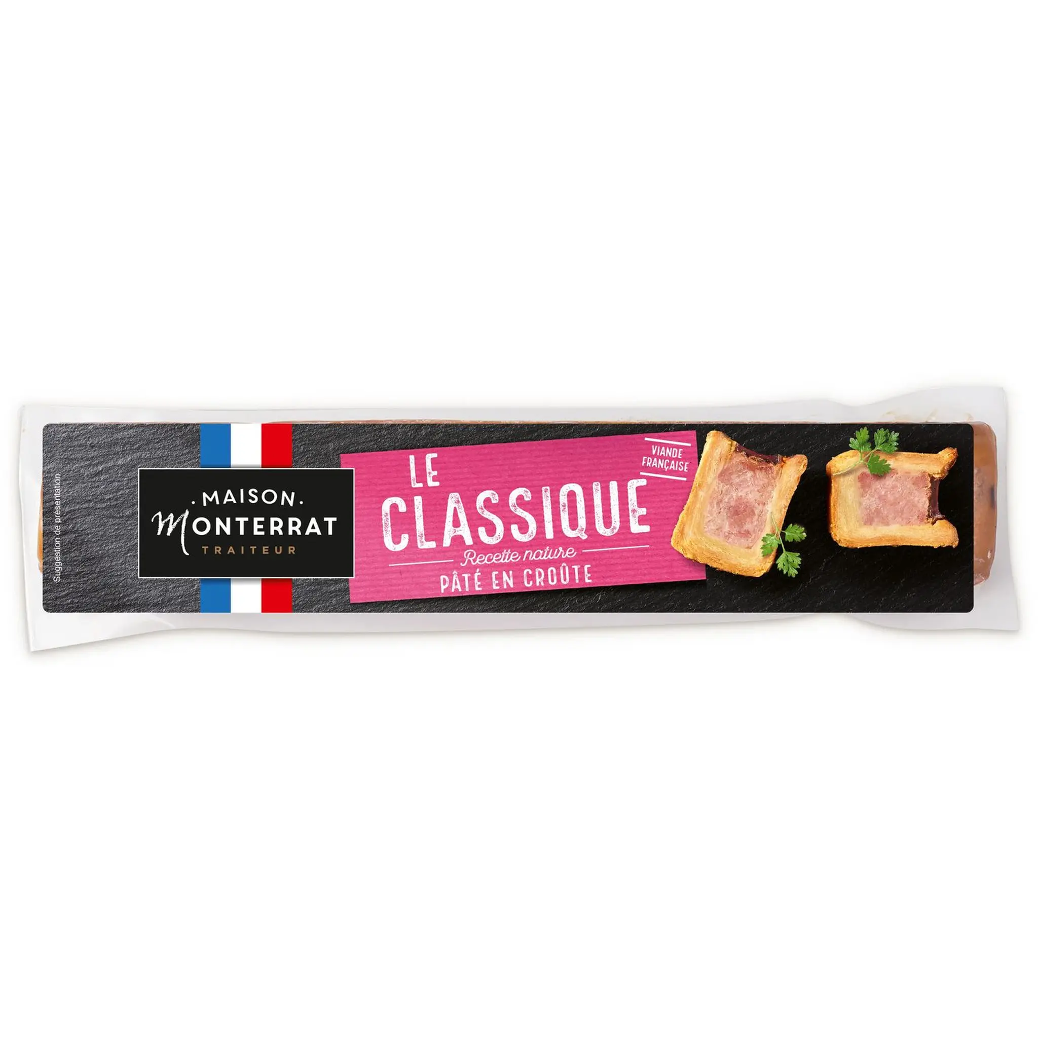 MAISON MONTERRAT Pâté en croûte nature le classique