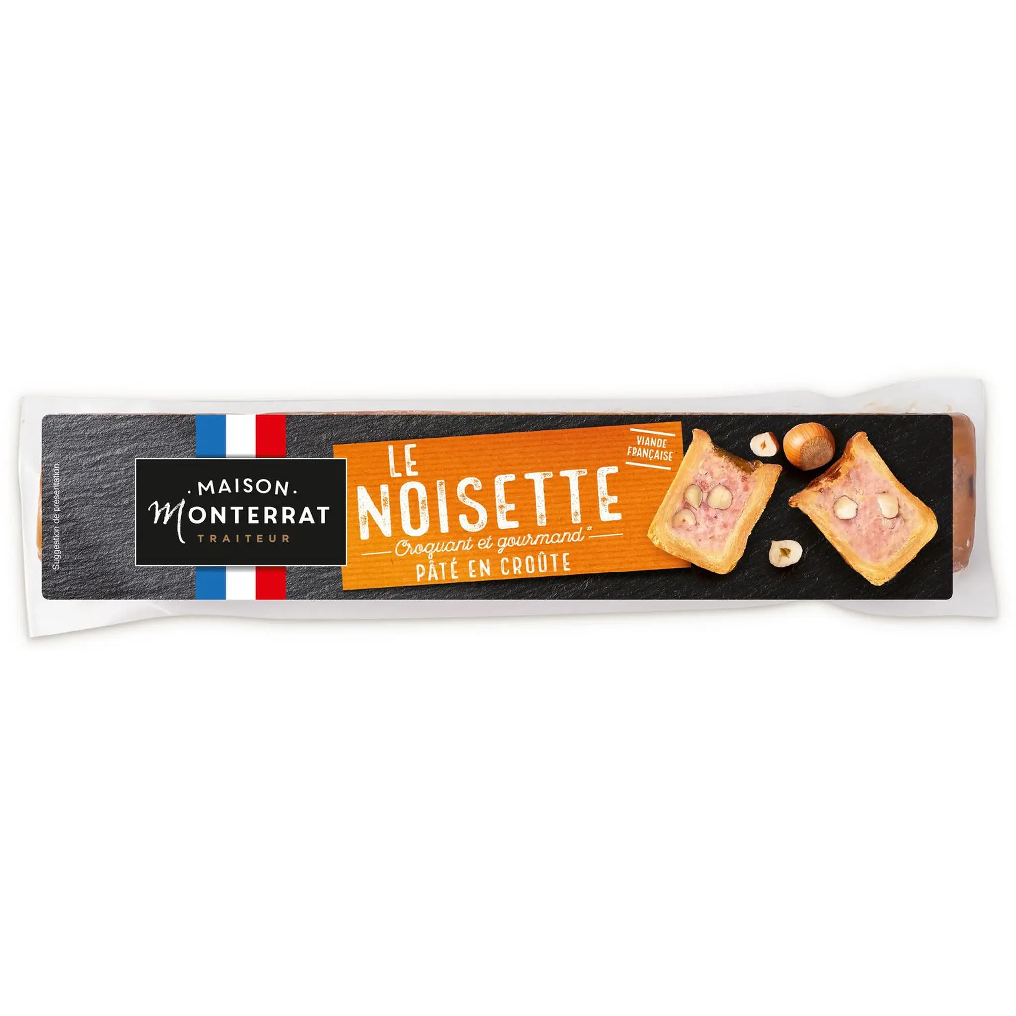 MAISON MONTERRAT Pâté en croûte saveur noisette