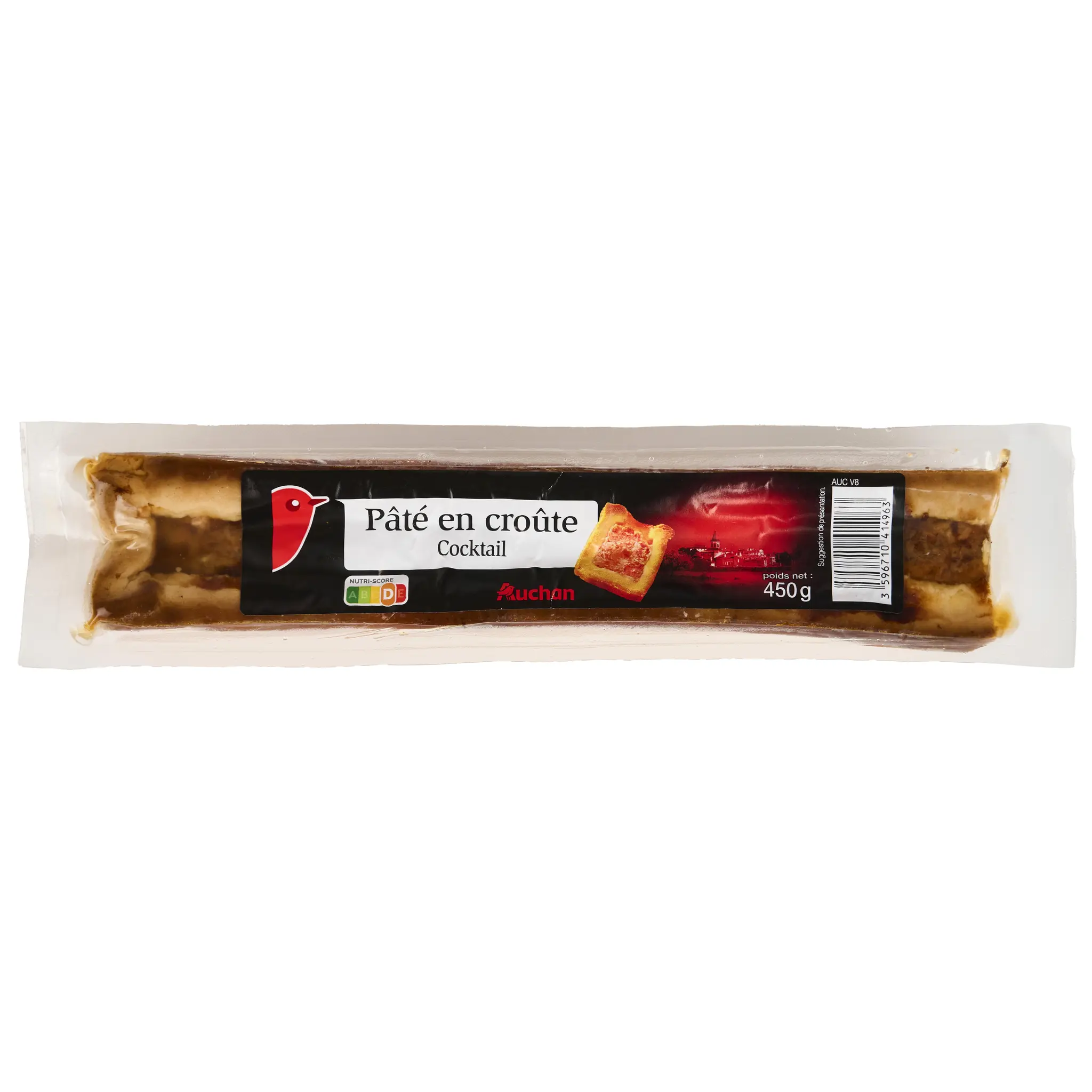 AUCHAN Pâté en croûte cocktail