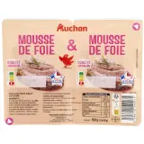 AUCHAN Mousse de foie