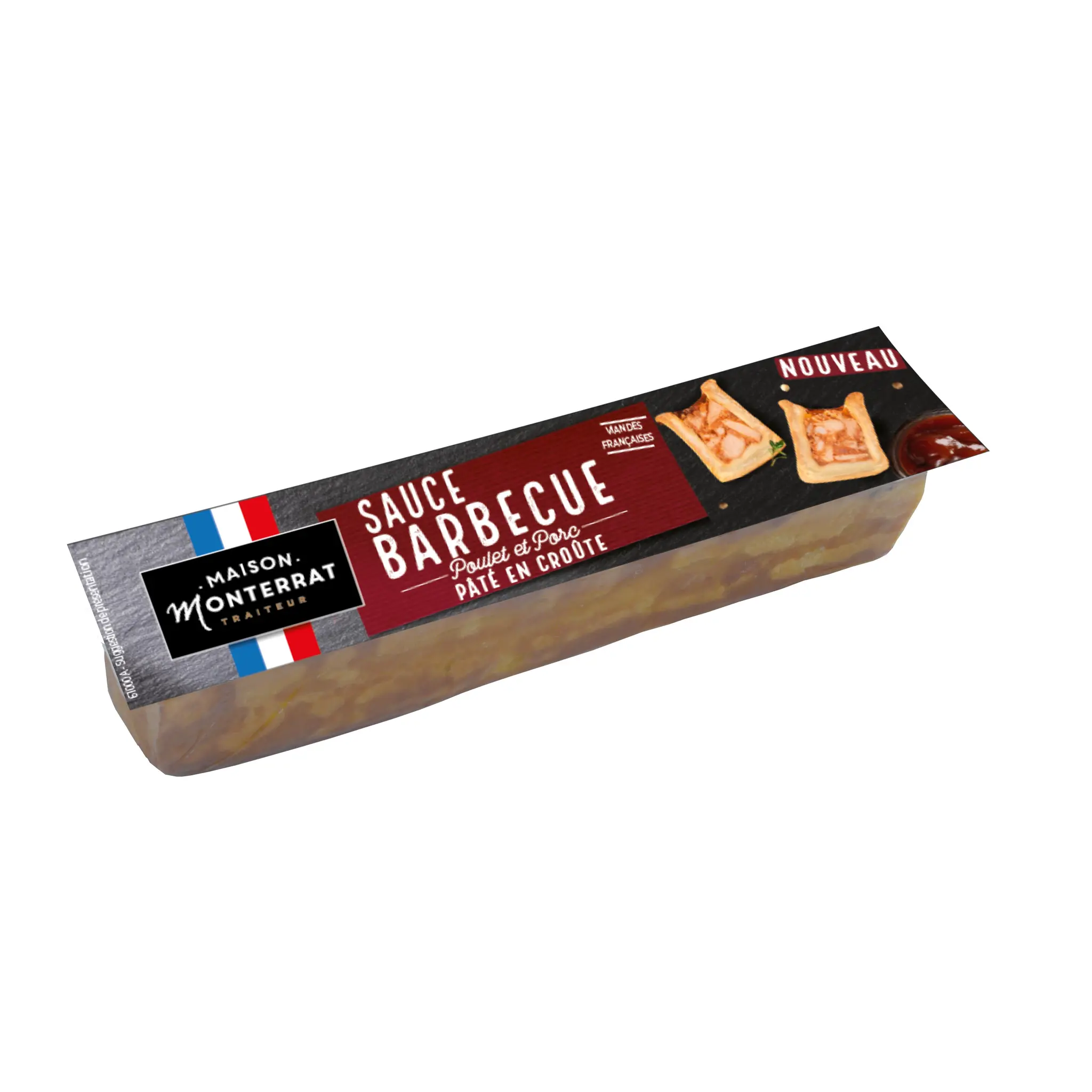 MAISON MONTERRAT Pâté croûte cocktail sauce barbecue