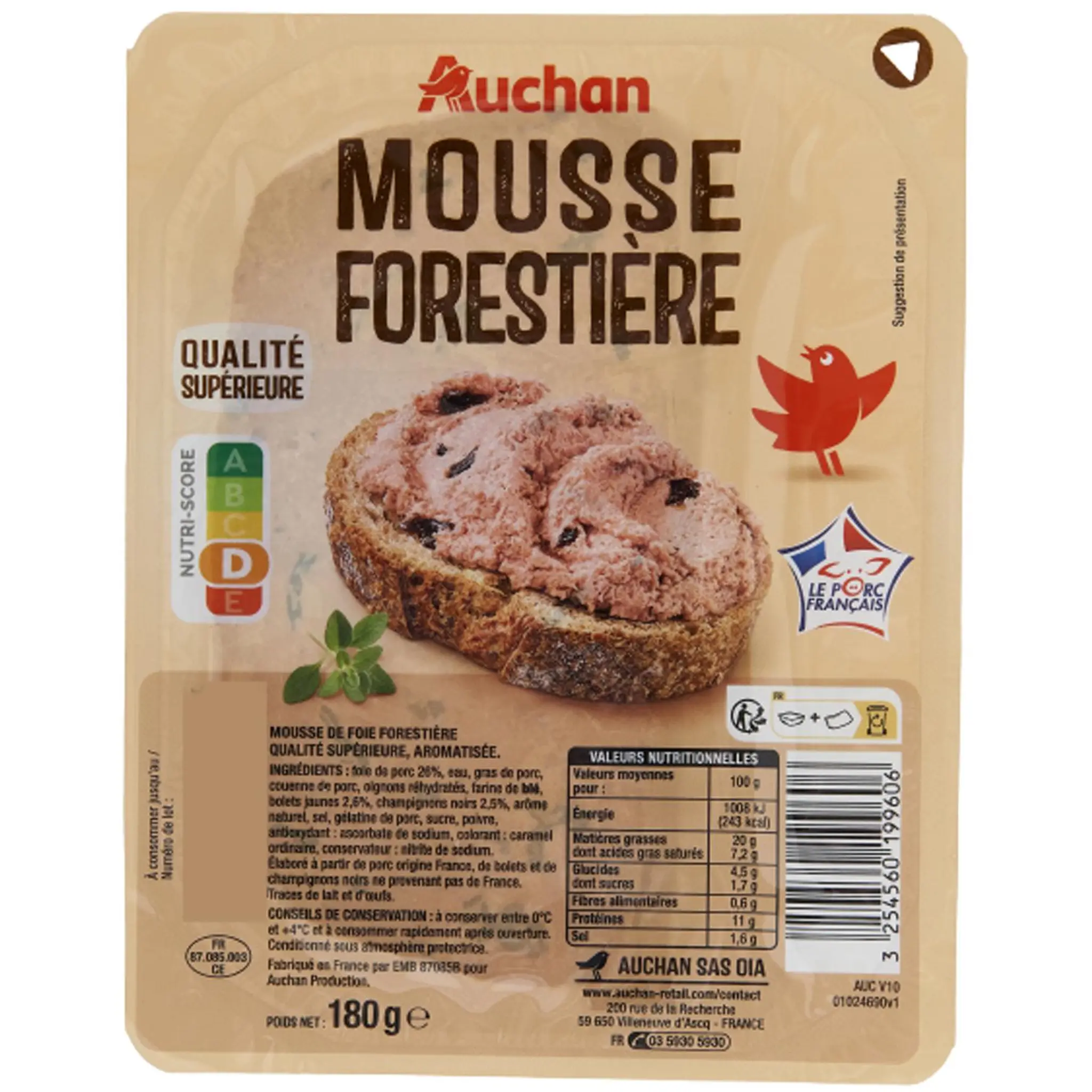 AUCHAN Mousse forestière