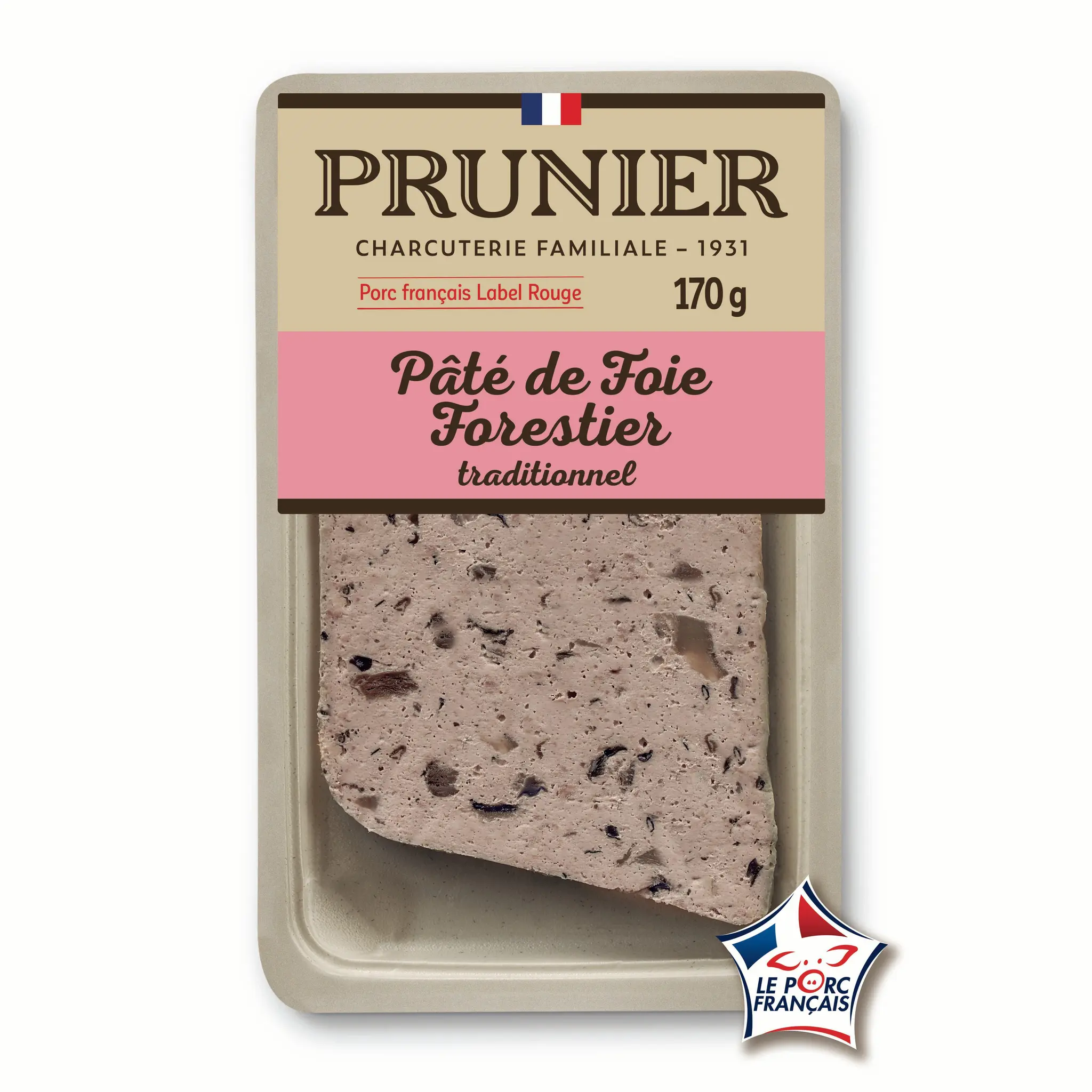 MAISON PRUNIER Pâté de foie forestier traditionnel