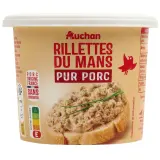 AUCHAN Rillettes du Mans pur Porc