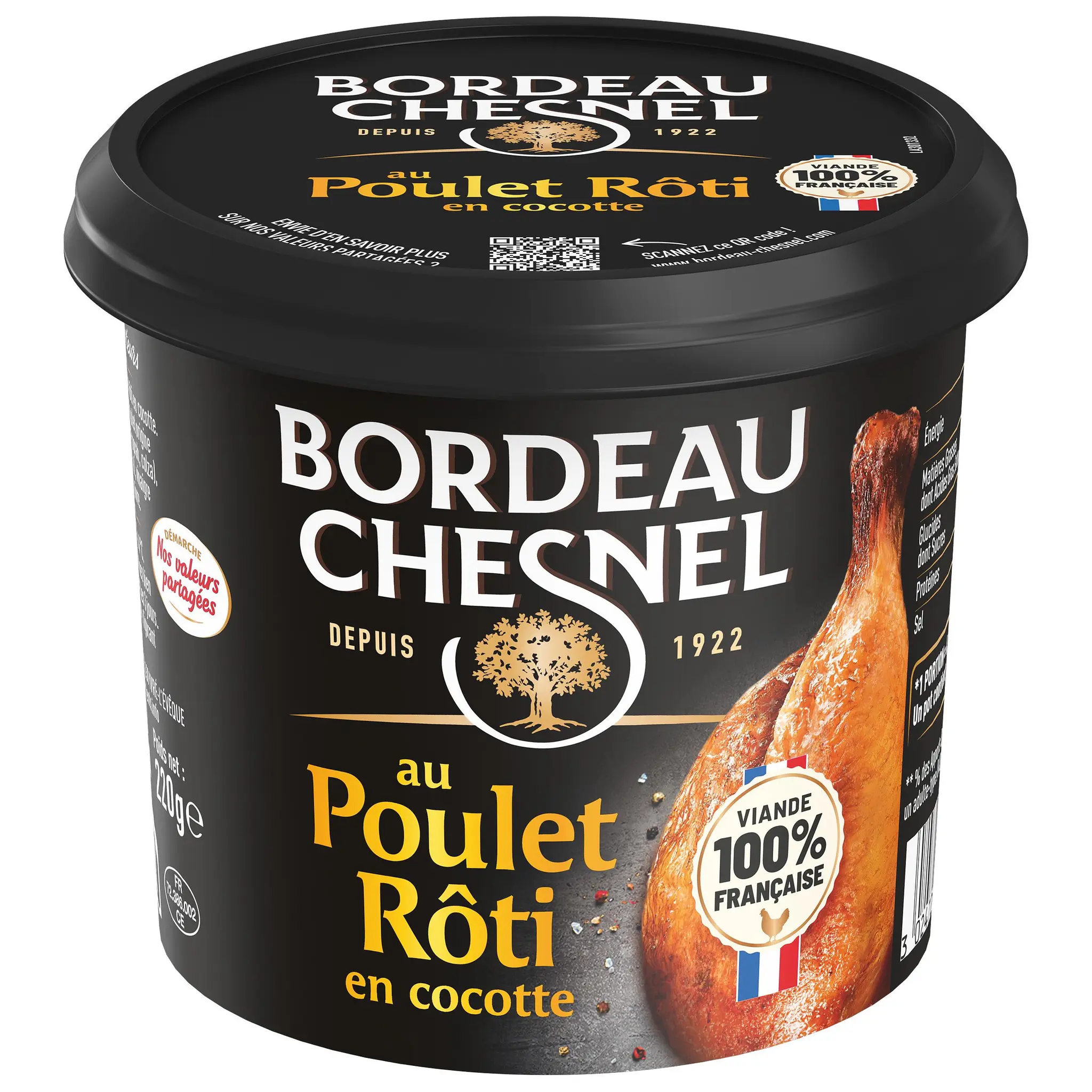 BORDEAU CHESNEL Spécialité charcutière au poulet rôti en cocotte