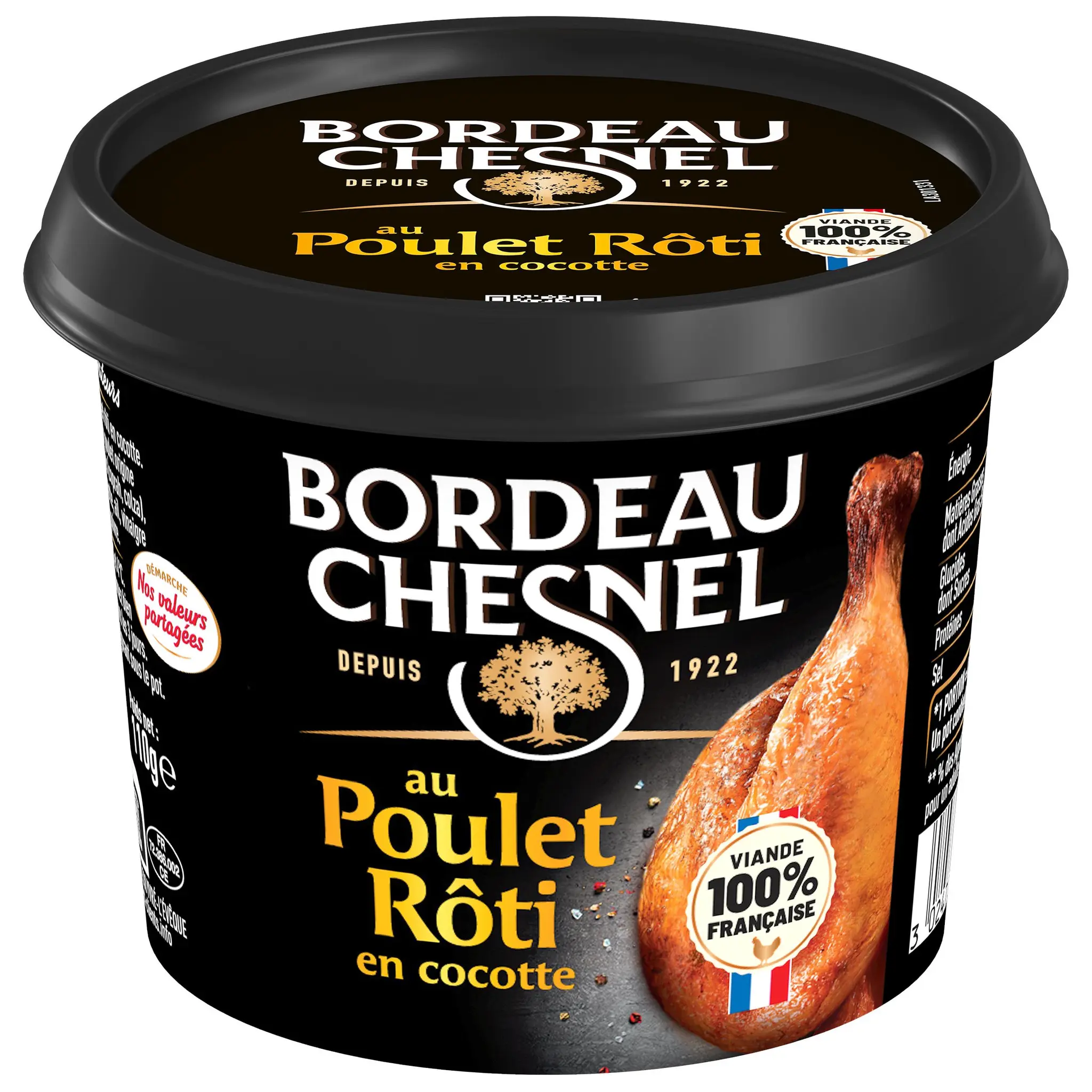 BORDEAU CHESNEL Spécialité charcutière au poulet rôti en cocotte