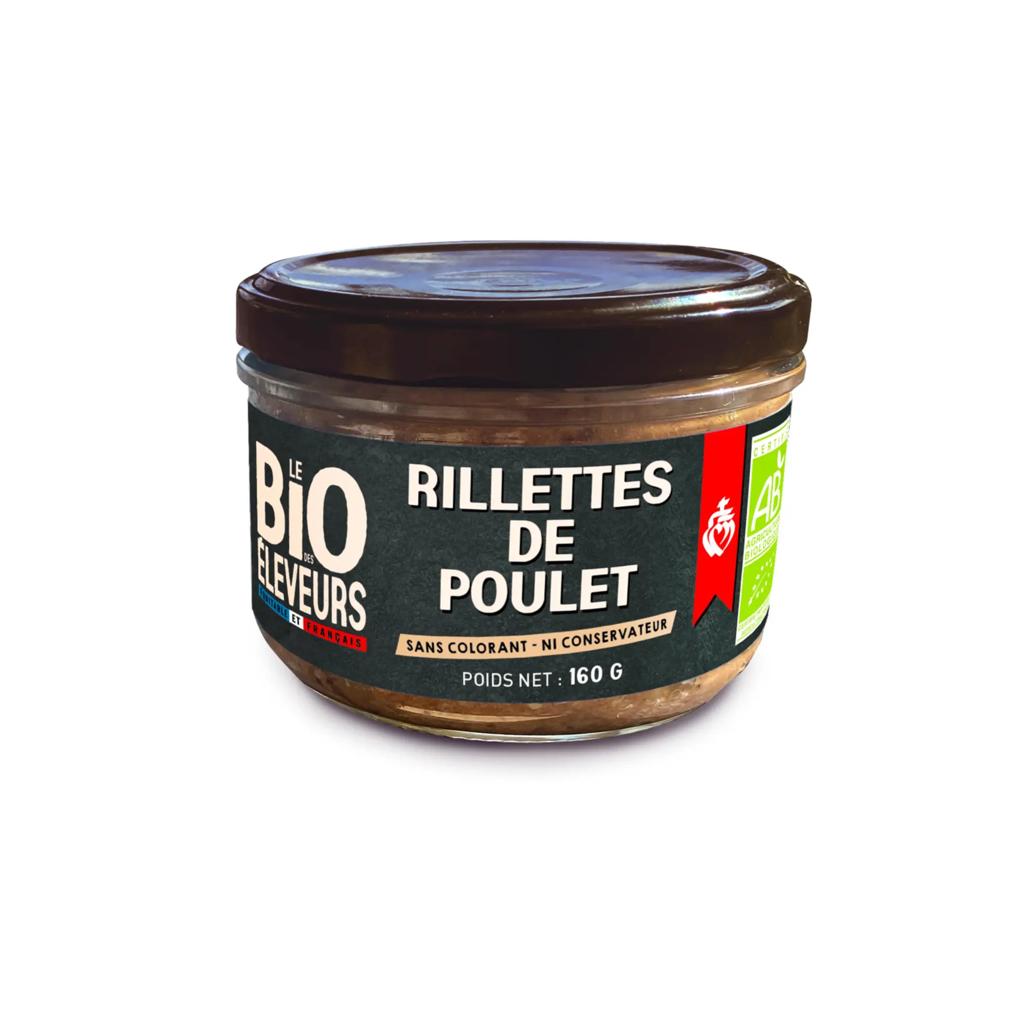 LE BIO DES ELEVEURS Rillettes de poulet