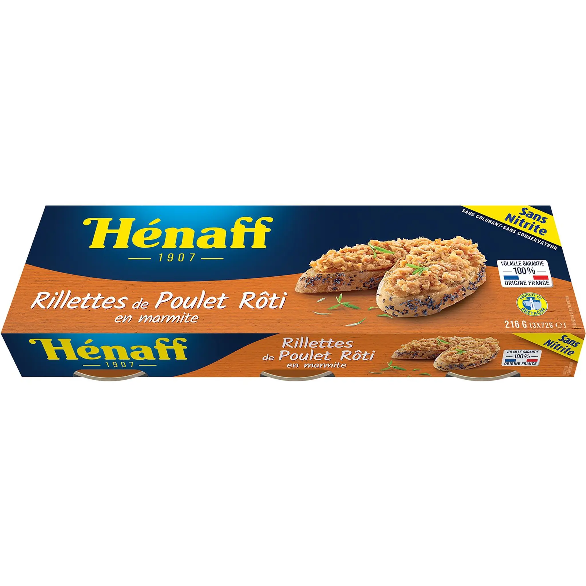 HENAFF Rillettes de poulet rôti