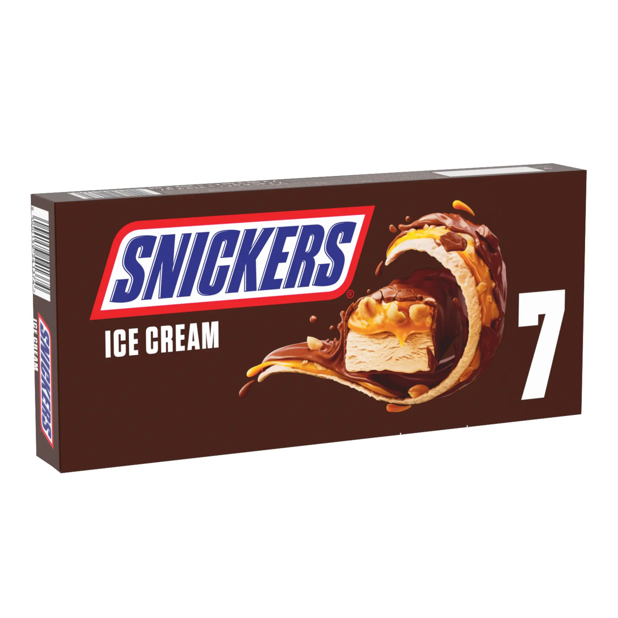 SNICKERS Barre glacée au chocolat, caramel et cacahuètes