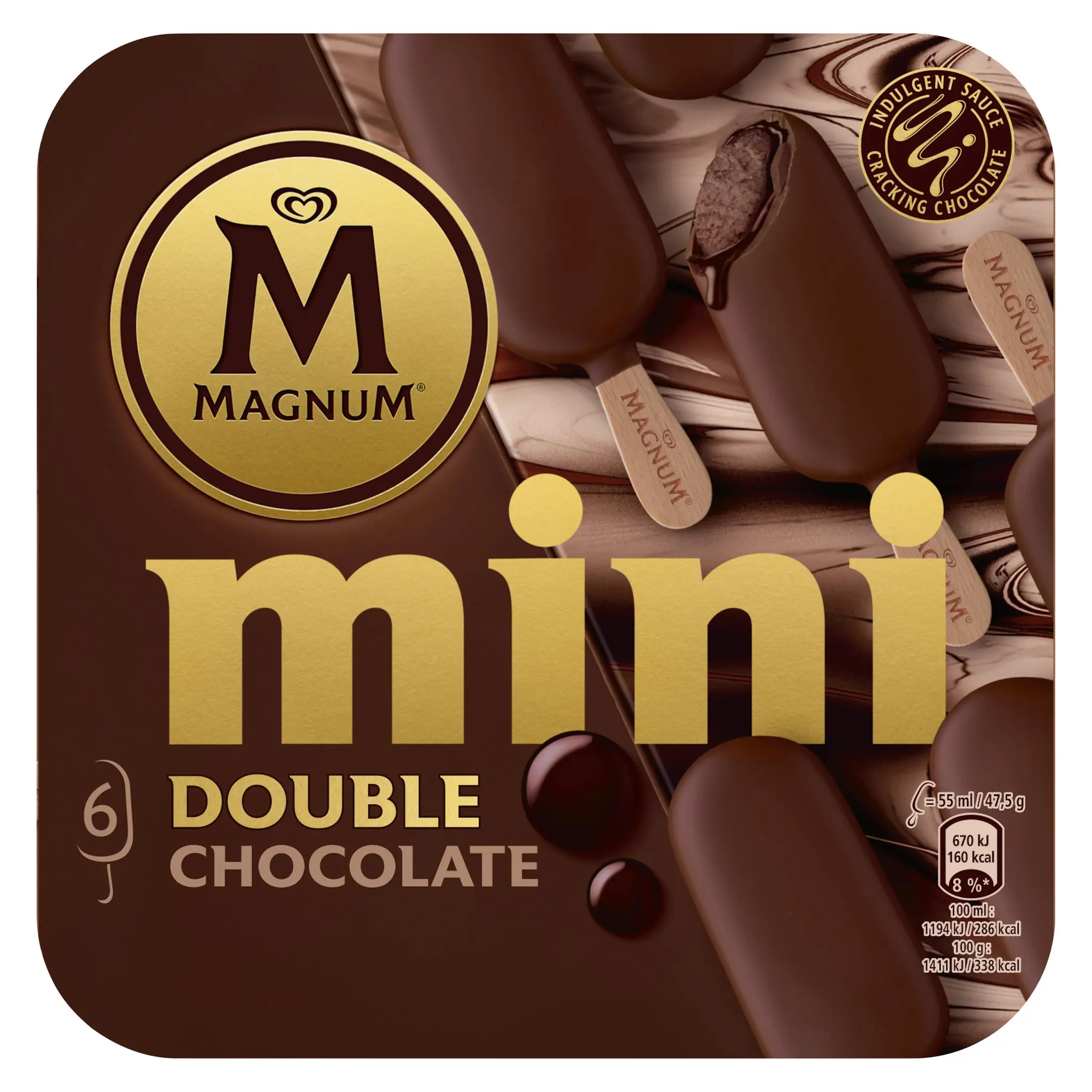 MAGNUM Mini bâtonnets Deluxe chocolat