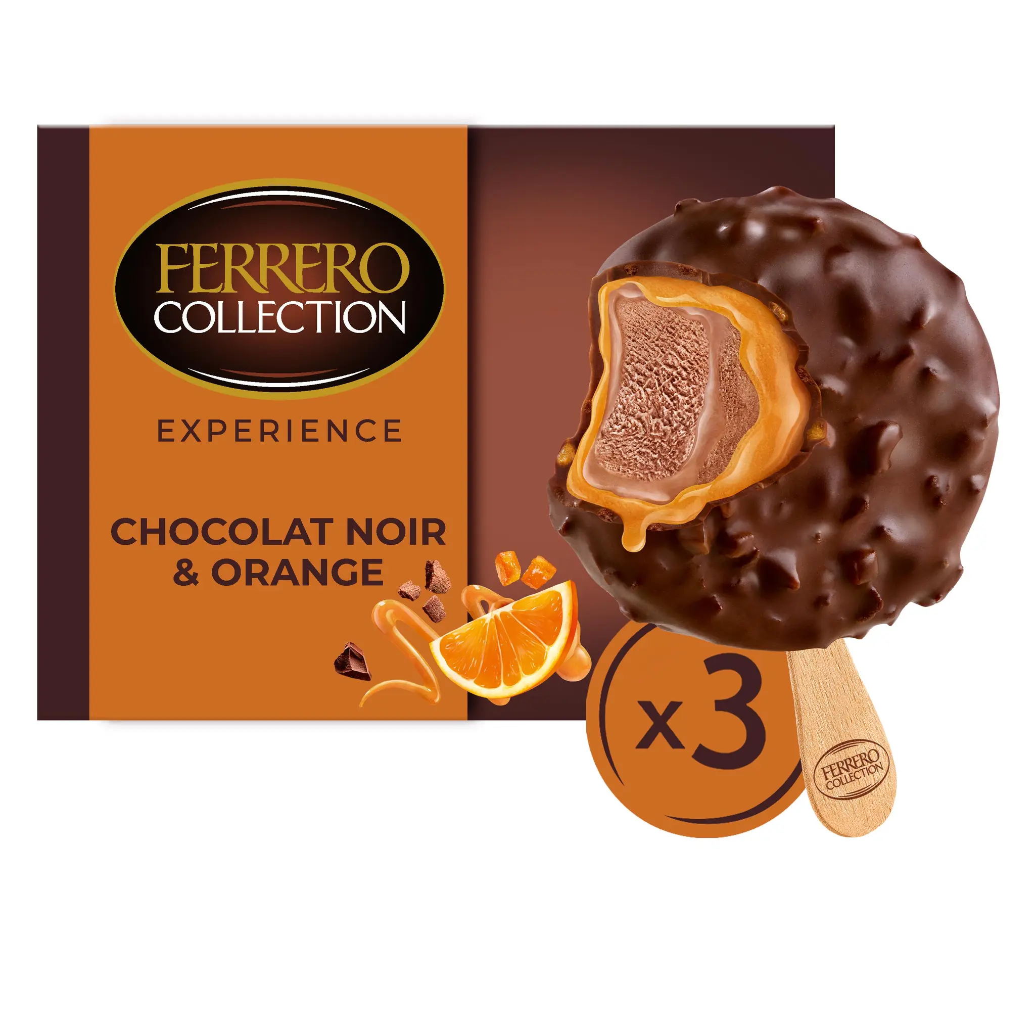 FERRERO Collection Expérience bâtonnet chocolat noir et orange