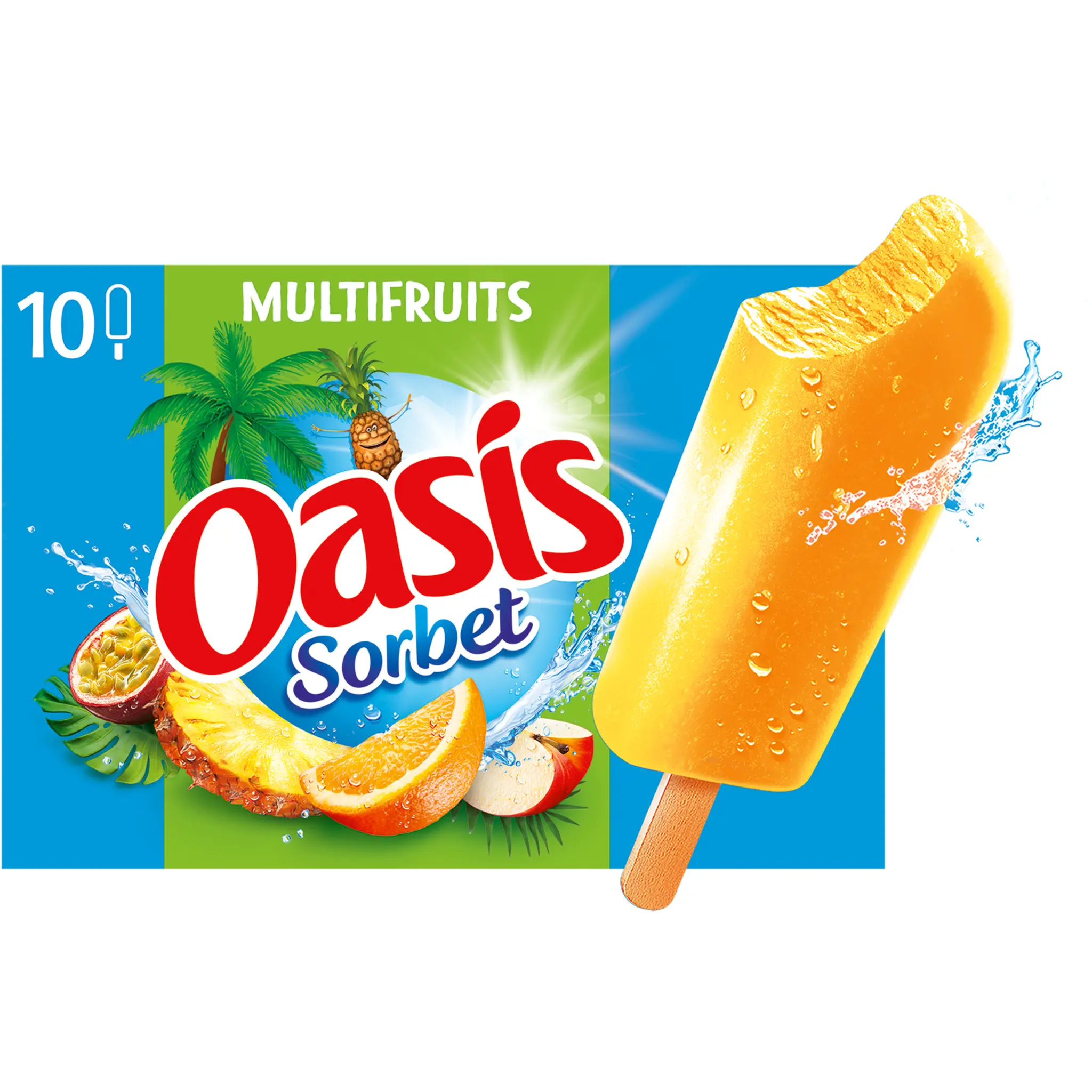 OASIS Bâtonnets glacés sorbet multifruits