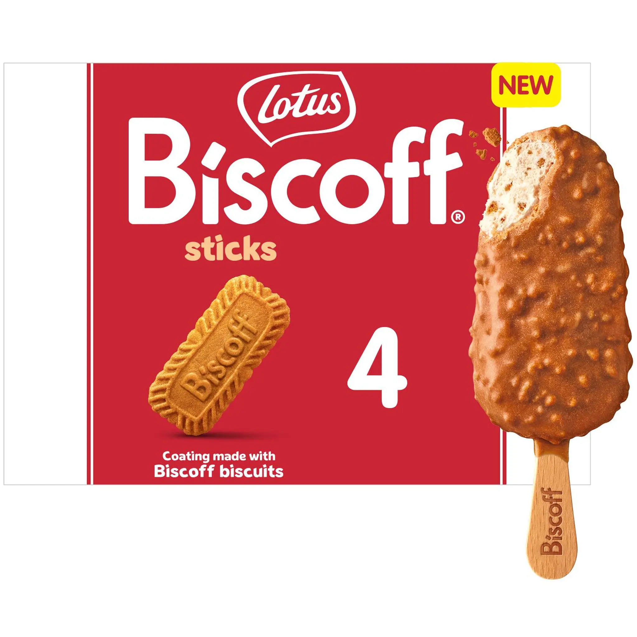 LOTUS Bâtonnets glacés caramel biscoff
