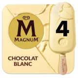 MAGNUM Bâtonnets glacés au chocolat blanc