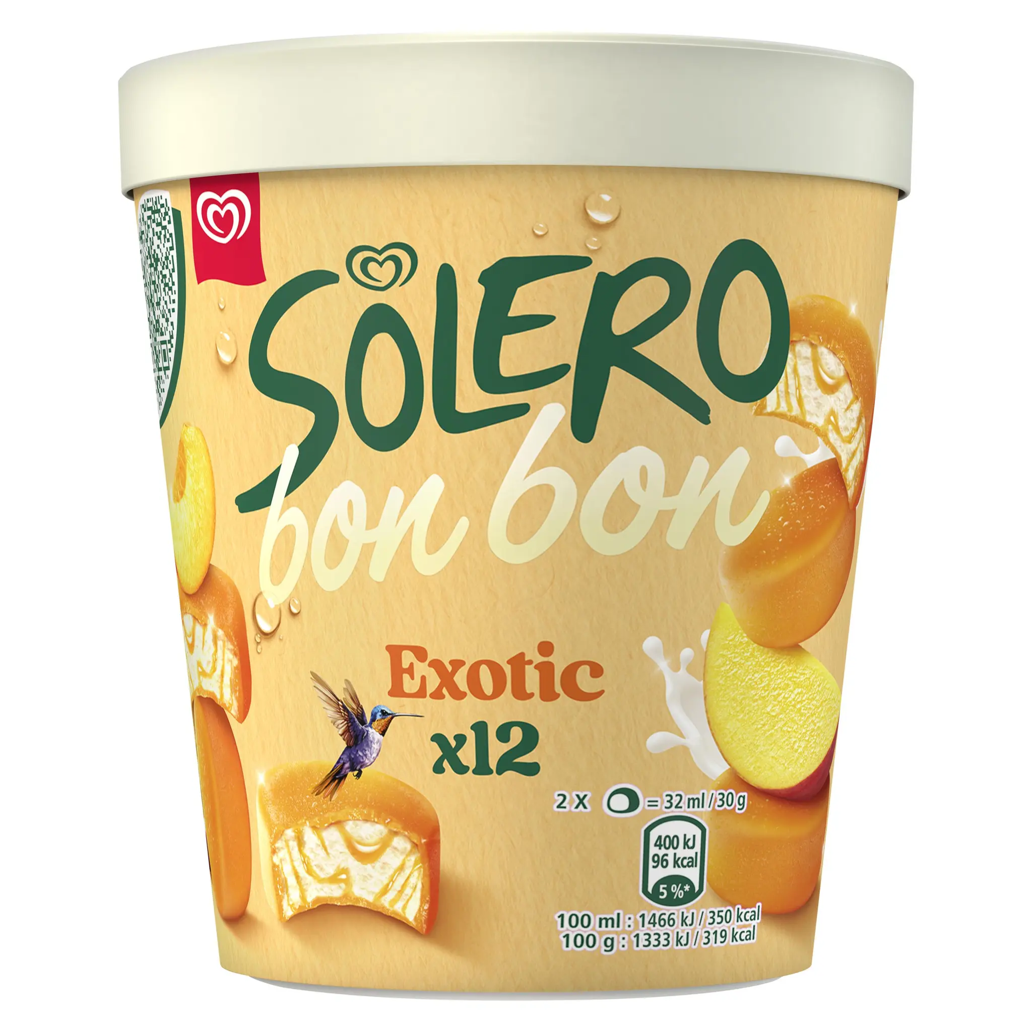 SOLERO Bon bon fruits exotiques vanille