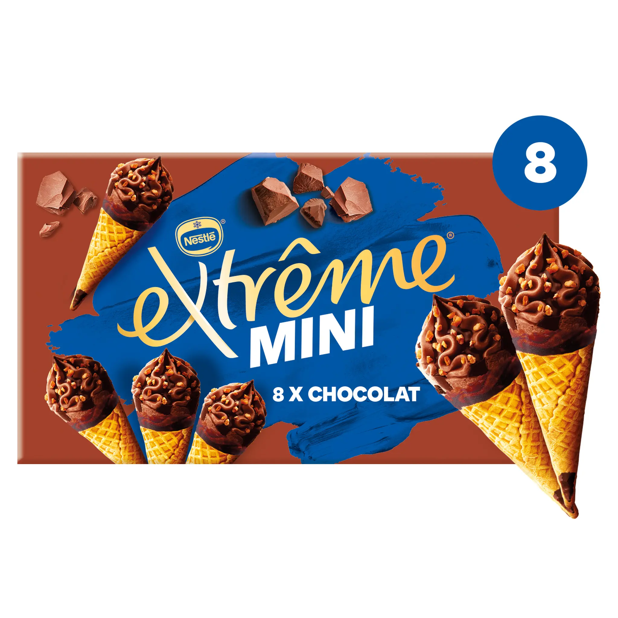 EXTREME Mini cônes glacés chocolat