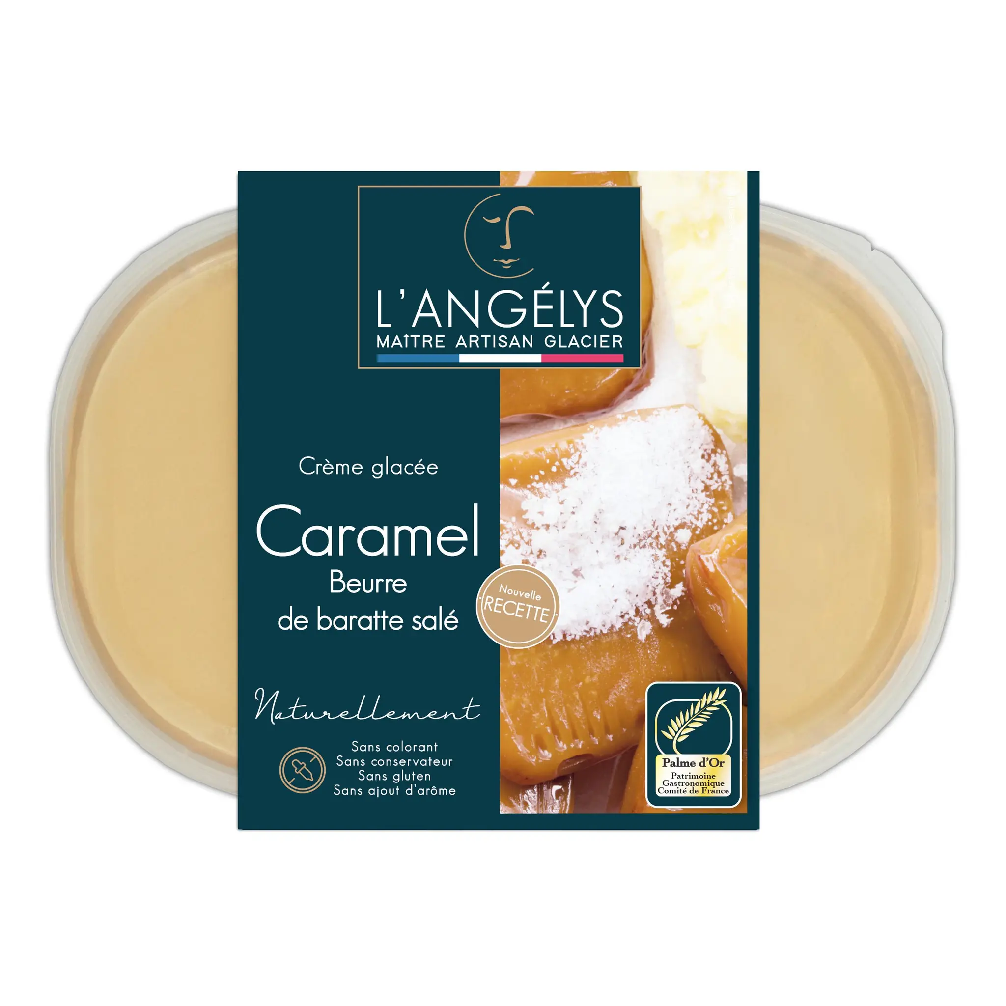 L'ANGELYS Crème glacée caramel au beurre salé