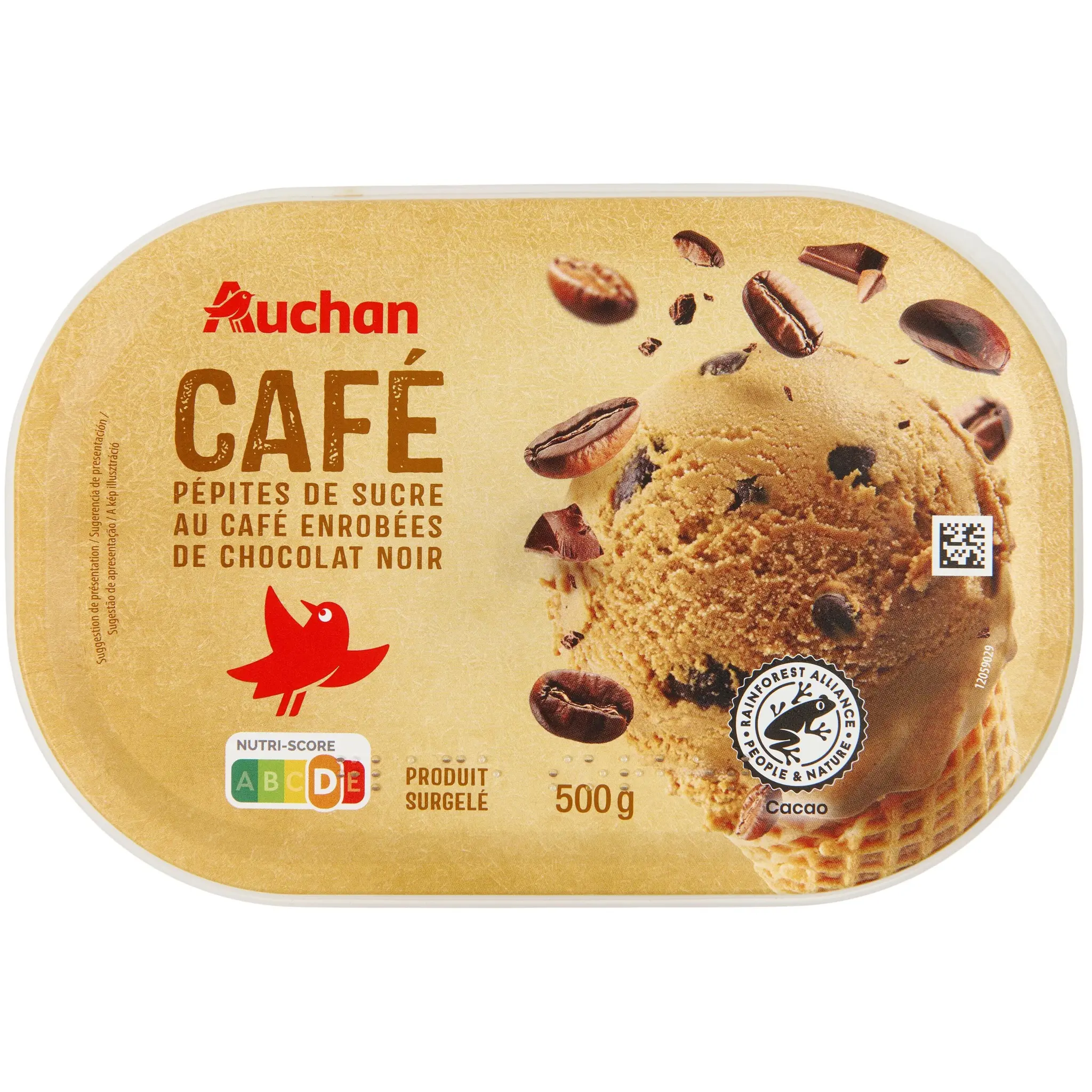 AUCHAN Glace au café