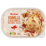 AUCHAN Glace vanille caramel beurre sale