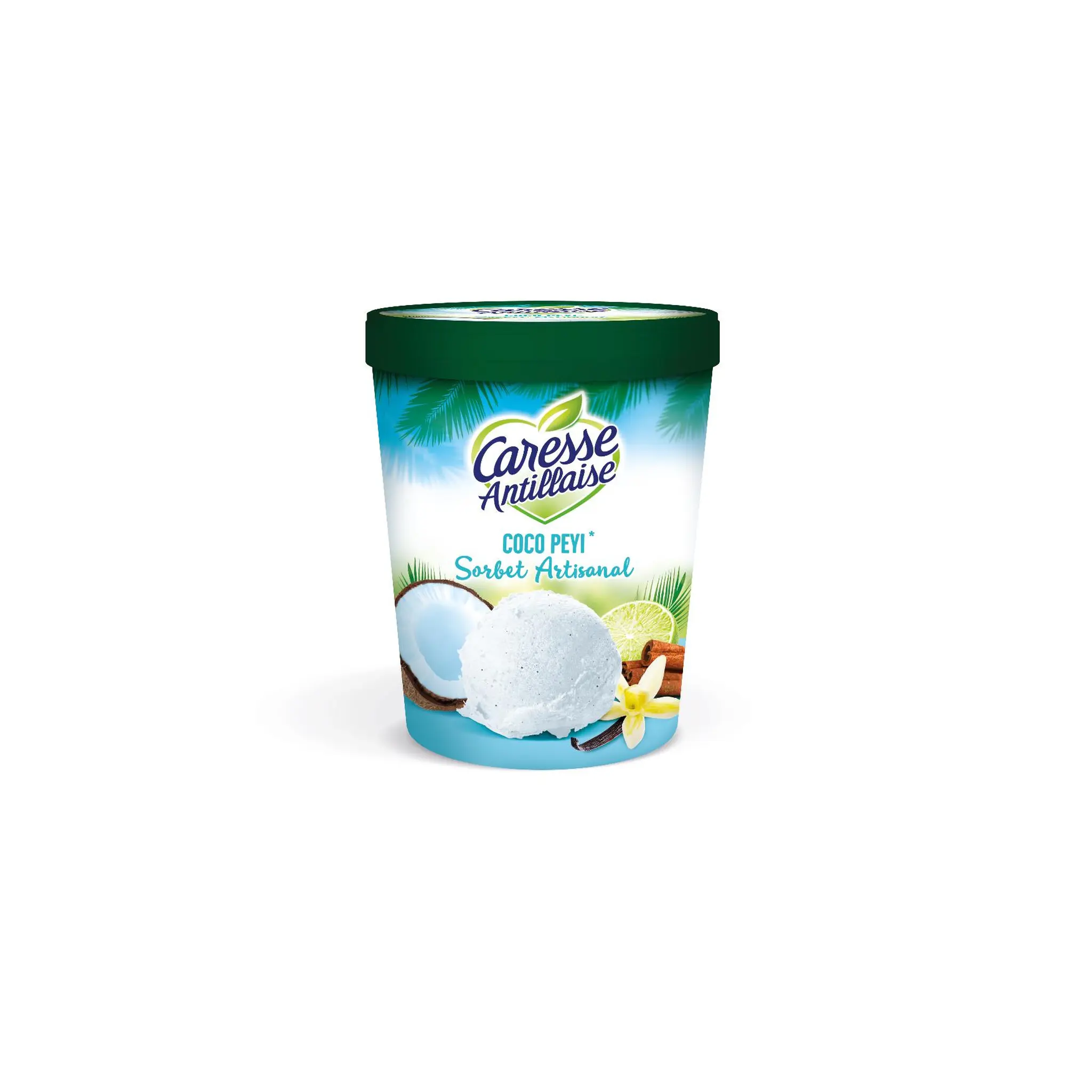 CARESSE ANTILLAISE Sorbet artisanal coco