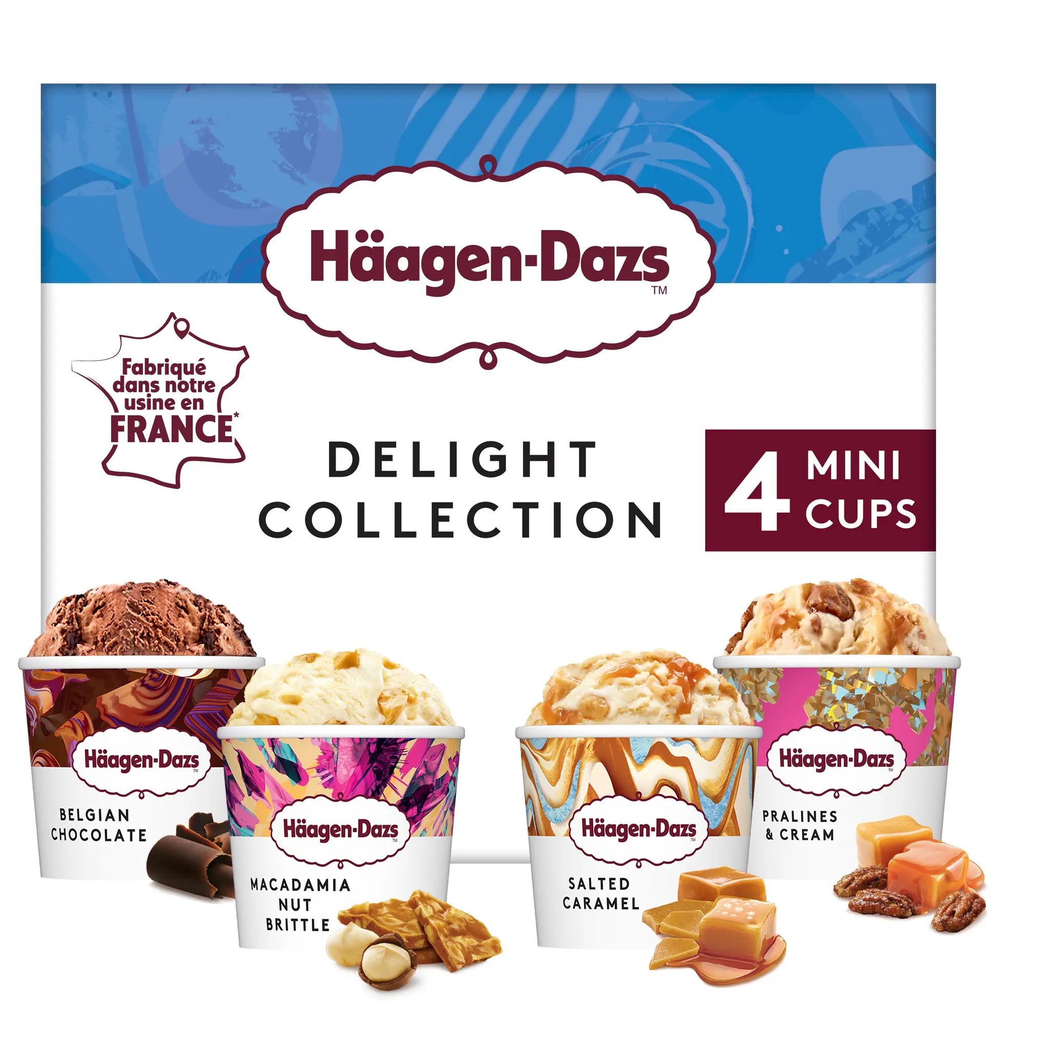 HAAGEN DAZS Mini pot crème glacée collection delight