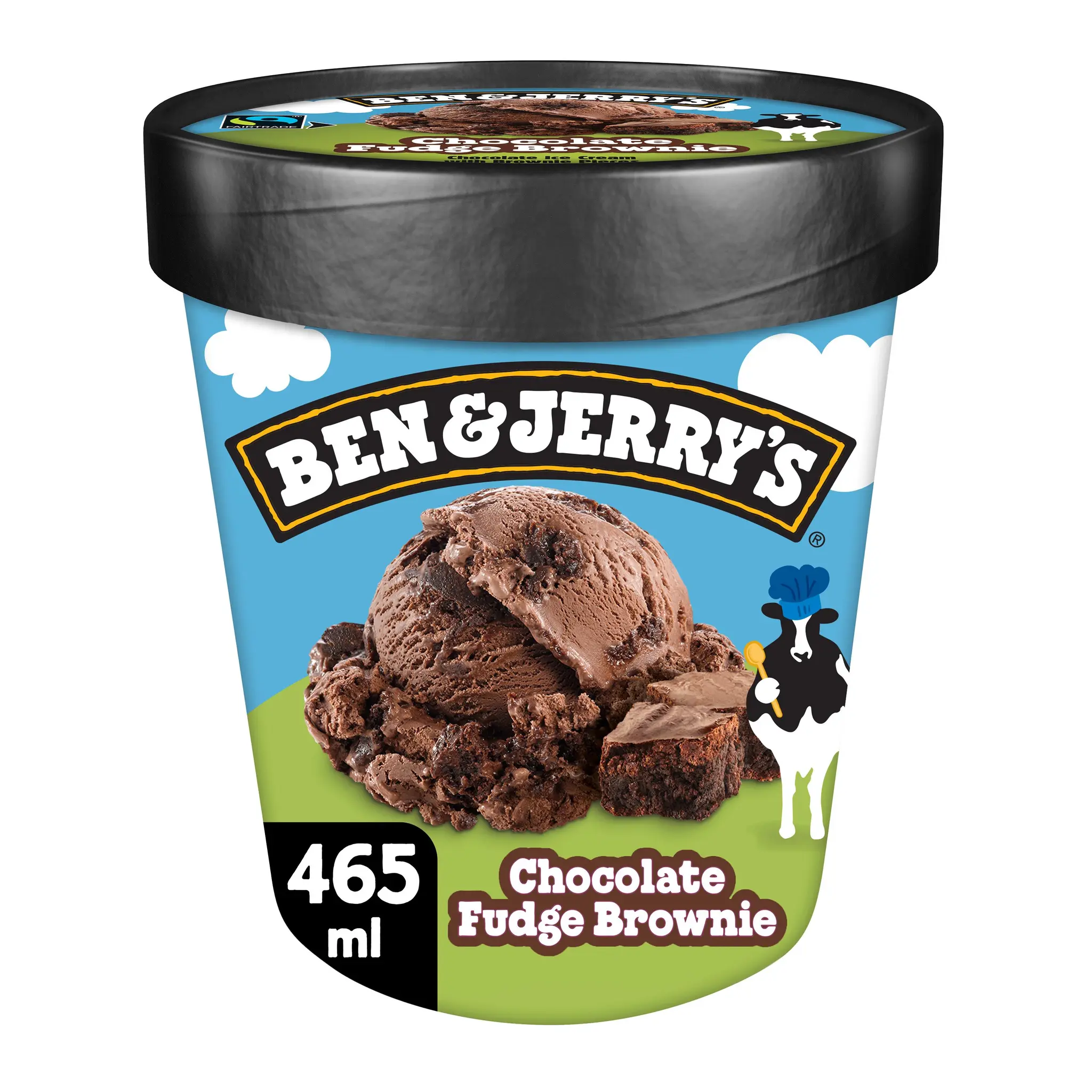 BEN & JERRY'S Pot de crème glacée chocolat brownie