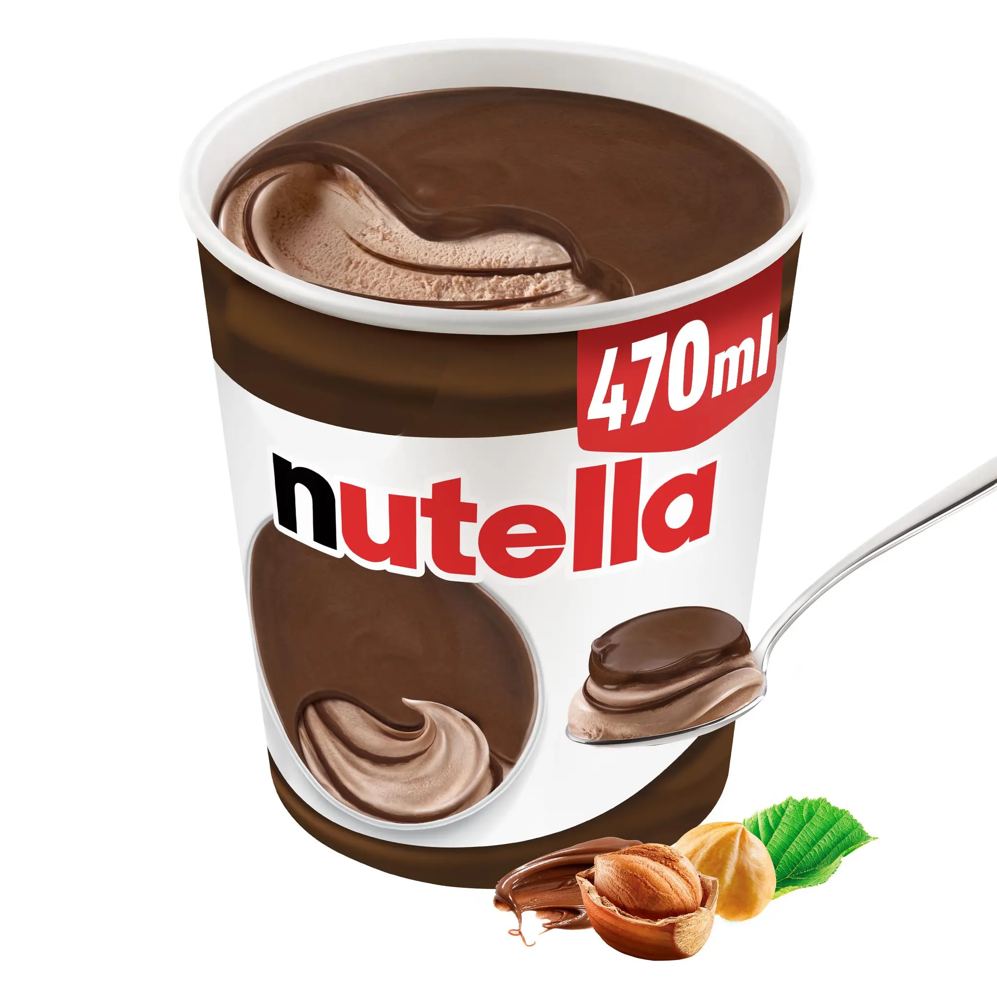 NUTELLA Pot de crème glacée au chocolat noisette