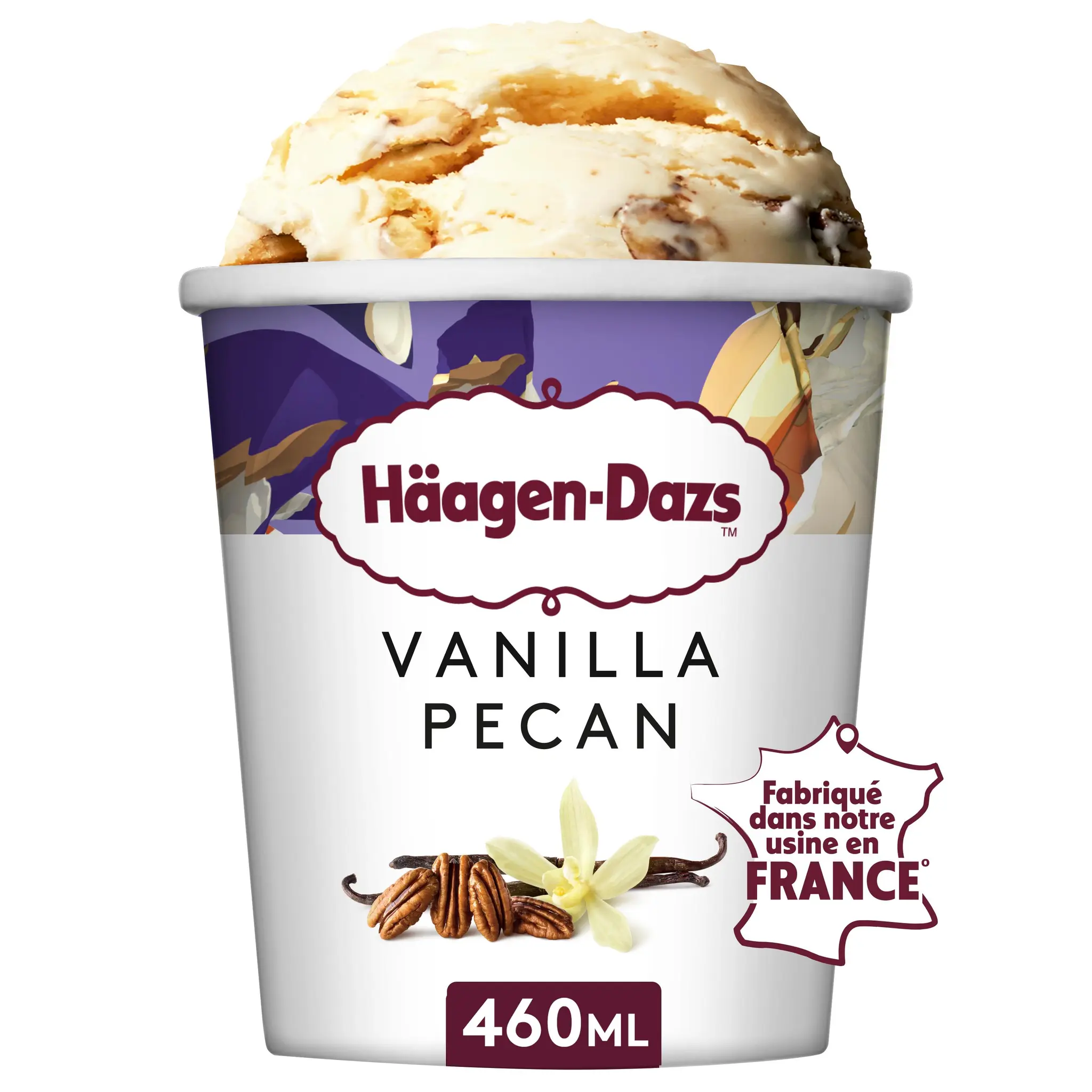 HAAGEN DAZS Pot de crème glacée vanille pécan