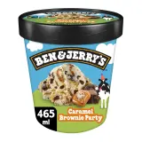 BEN & JERRY'S Pot de crème glacée caramel brownie