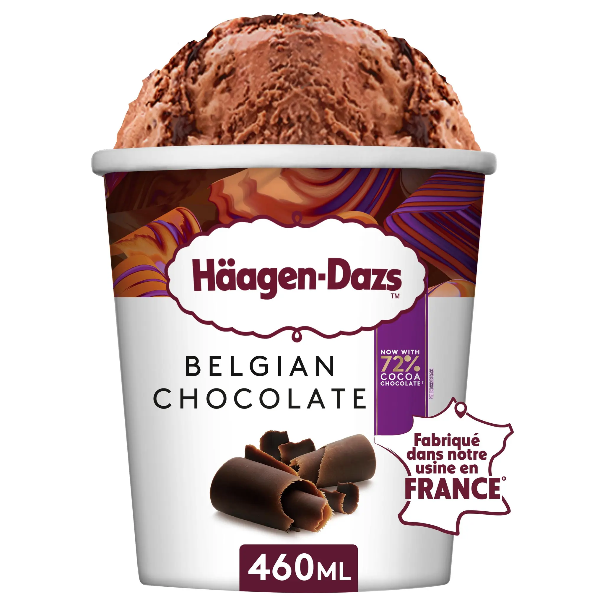 HAAGEN DAZS Pot de crème glacée au chocolat belge