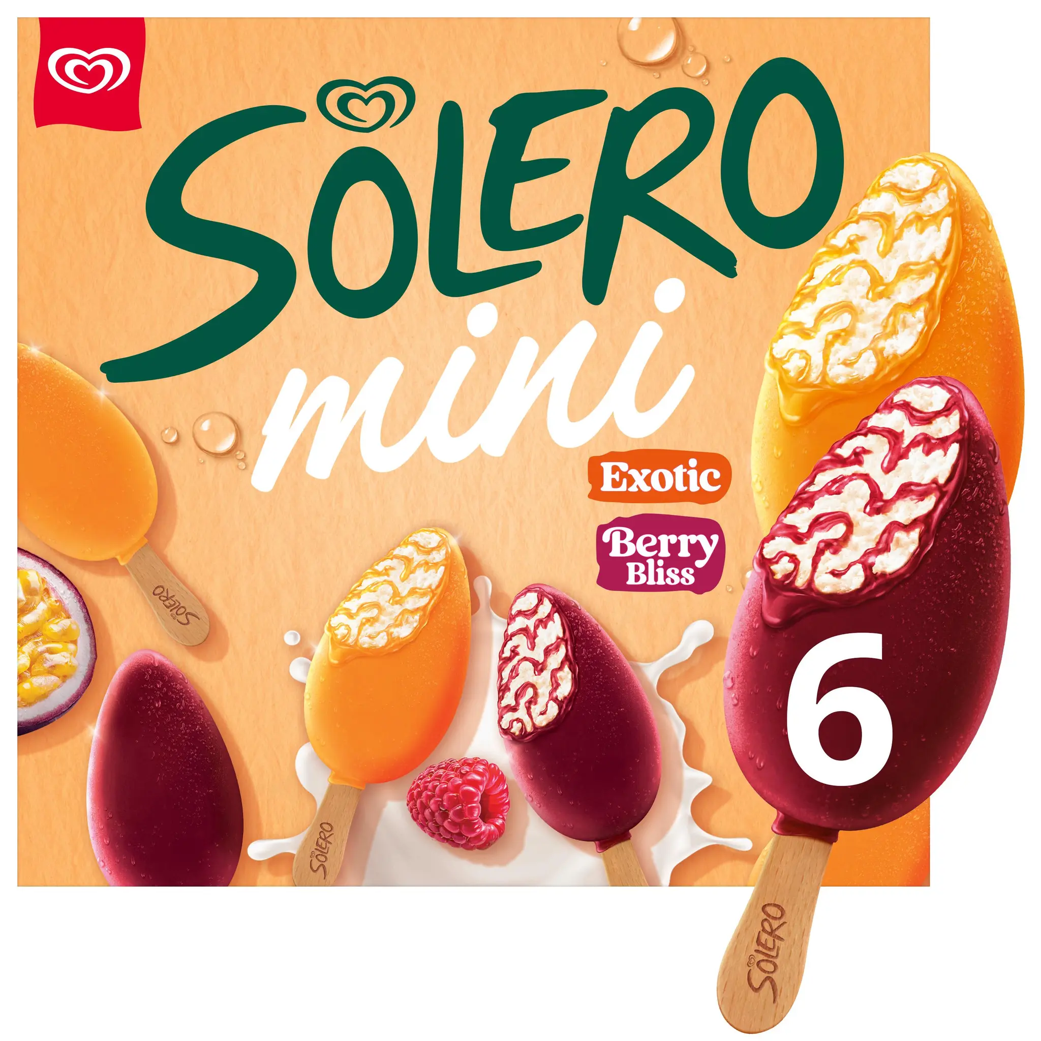 SOLERO Bâtonnets glacés exotic berry