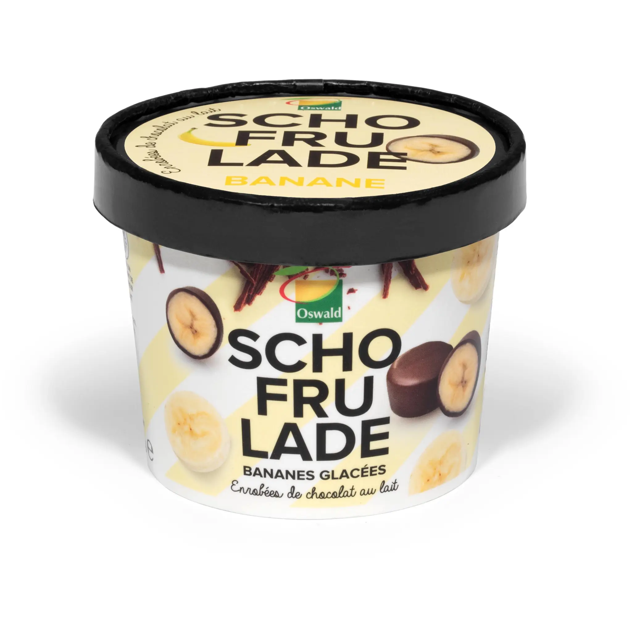 SCHOFRULADE Bananes enrobées de chocolat au lait