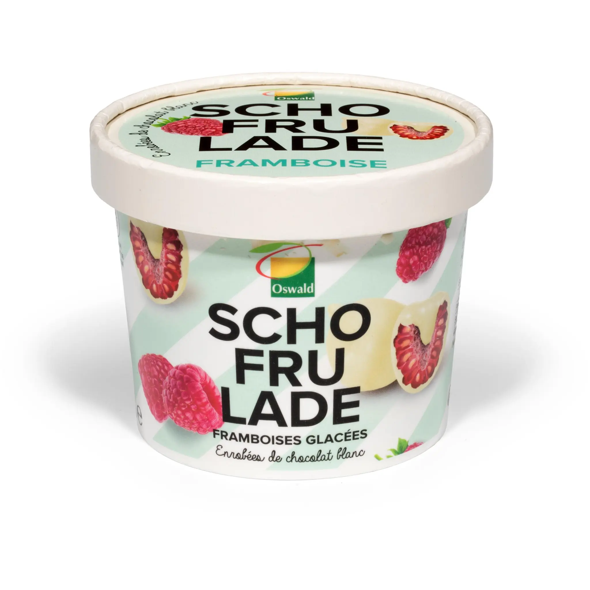 SCHOFRULADE Framboises enrobées de chocolat blanc