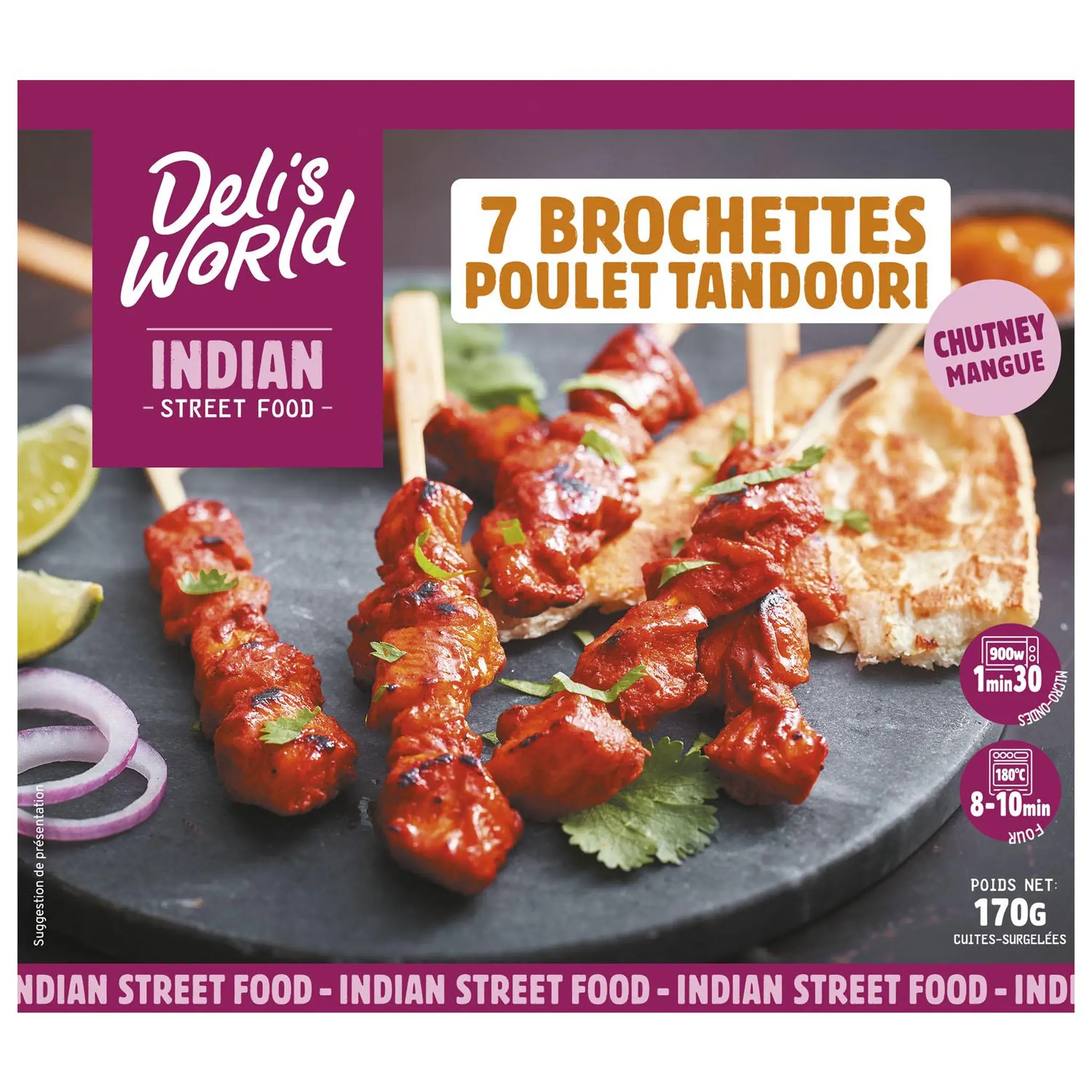DELIS WORLD Brochette poulet tandoori