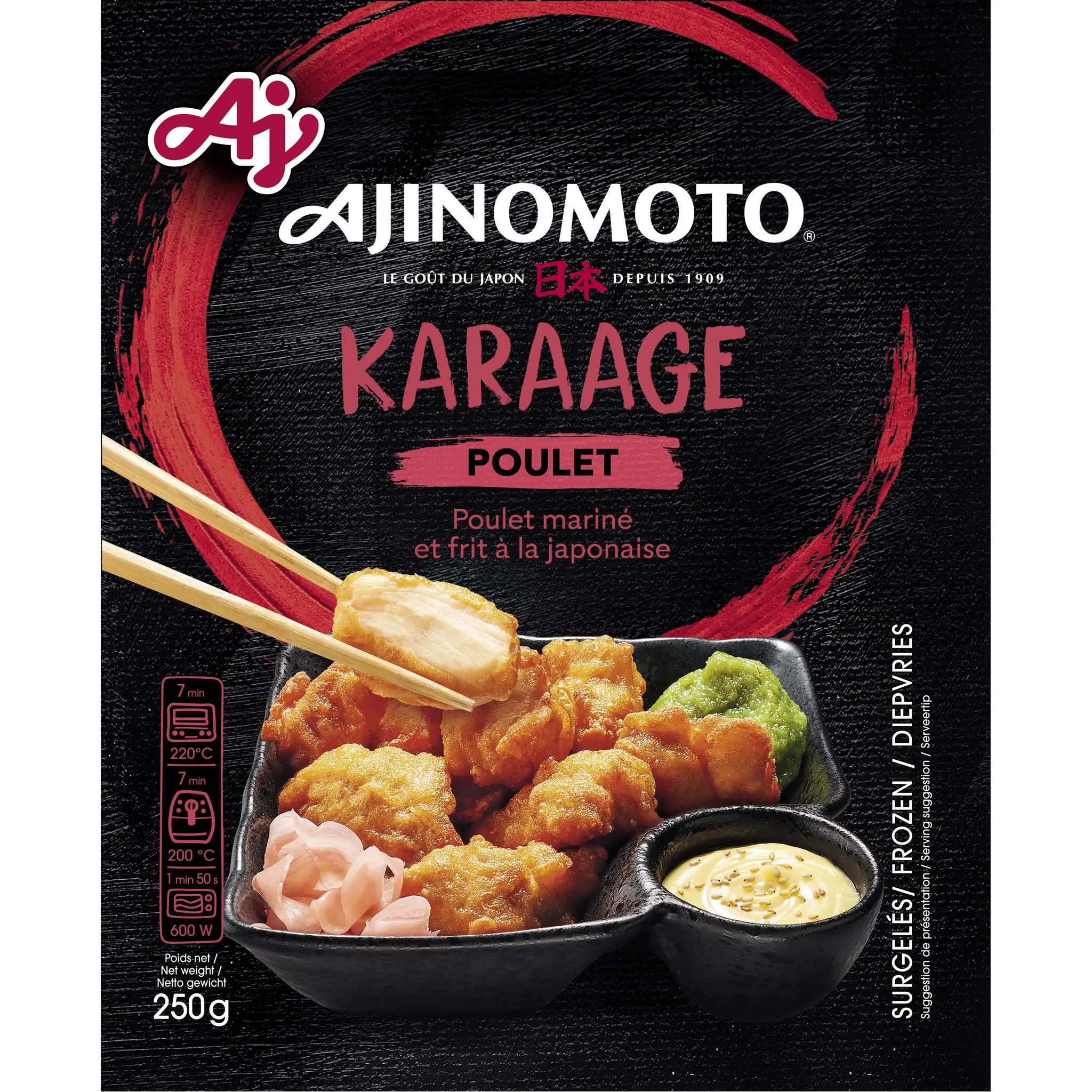 AJINOMOTO Karaage poulet mariné et frit a la japonaise