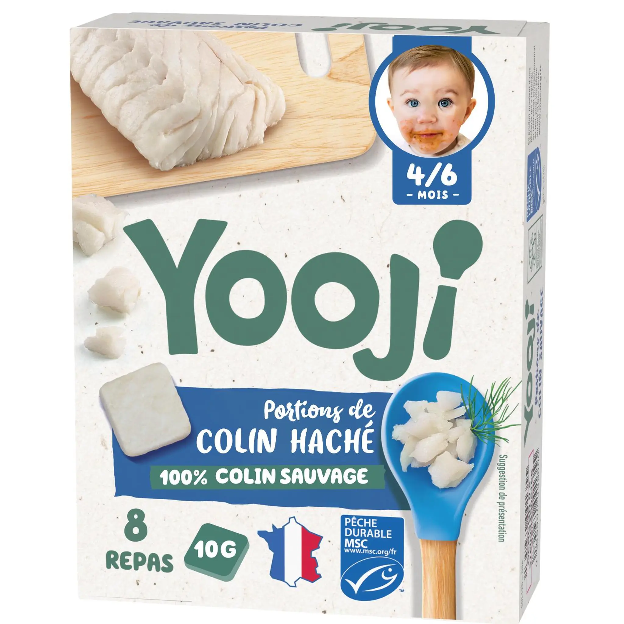 YOOJI Hachés colin MSC dès 6 mois