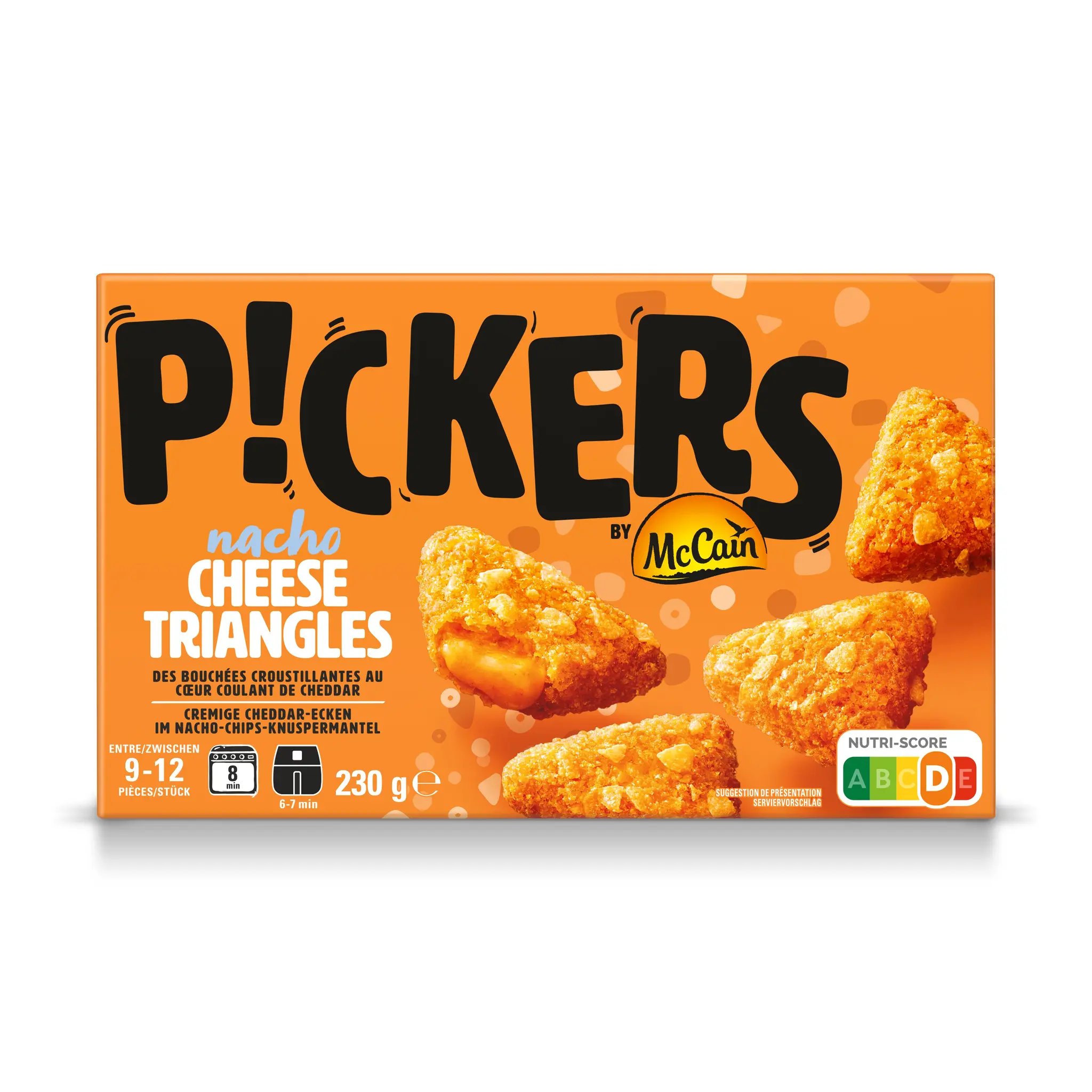 MCCAIN Pickers nacho cheese triangles