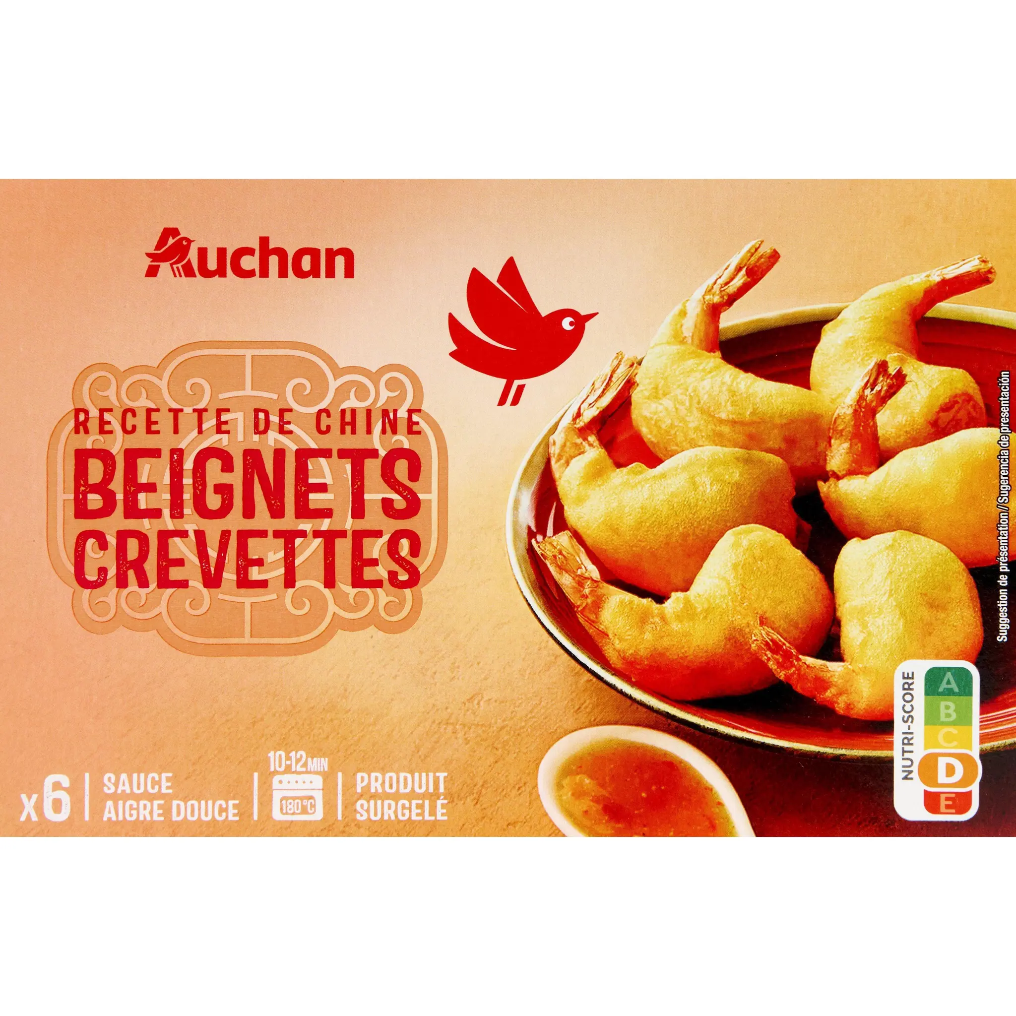 AUCHAN Beignet de crevette