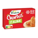 BONDUELLE Mini croustis italian aubergine poivron mozzarella