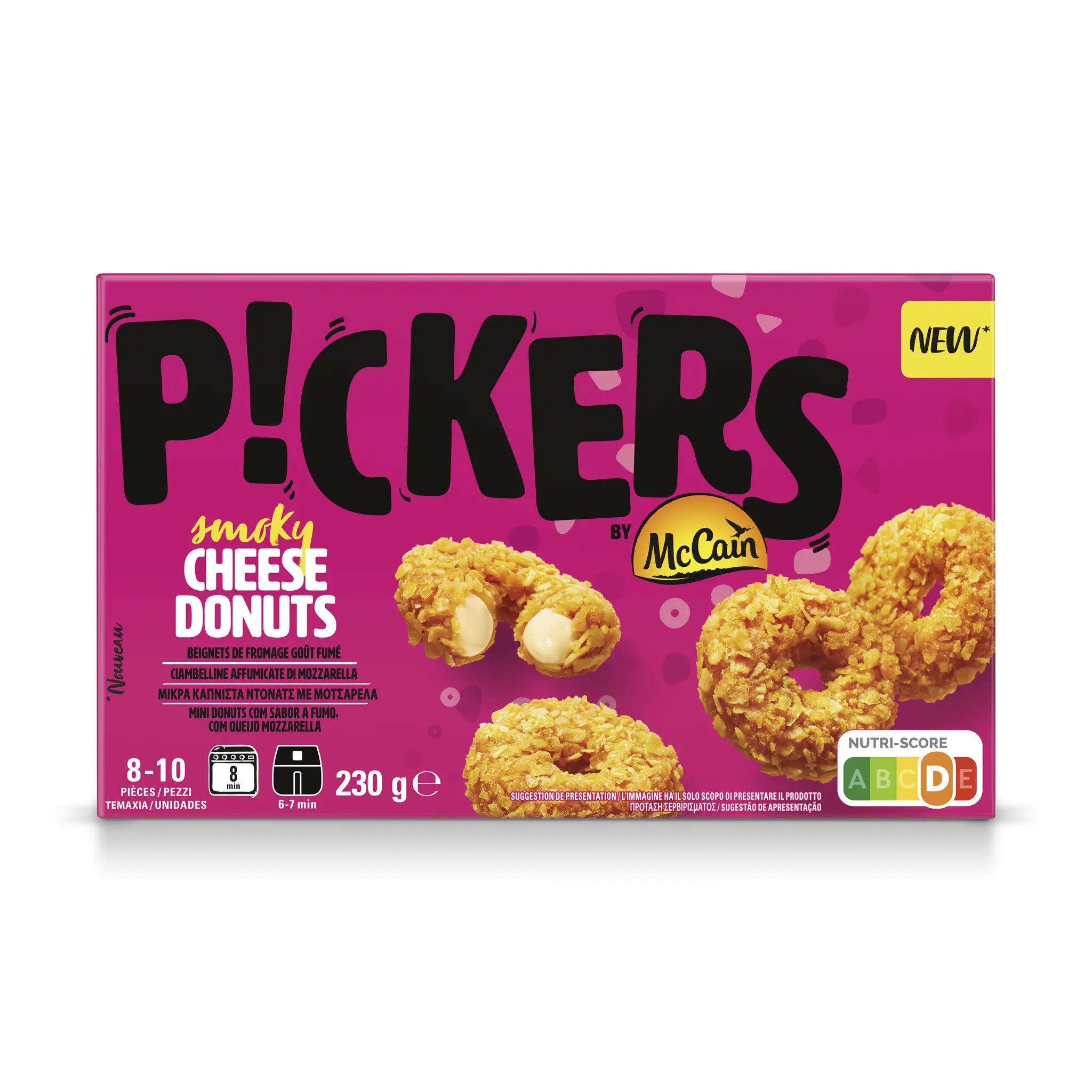 MCCAIN Pickers smoky cheese donuts