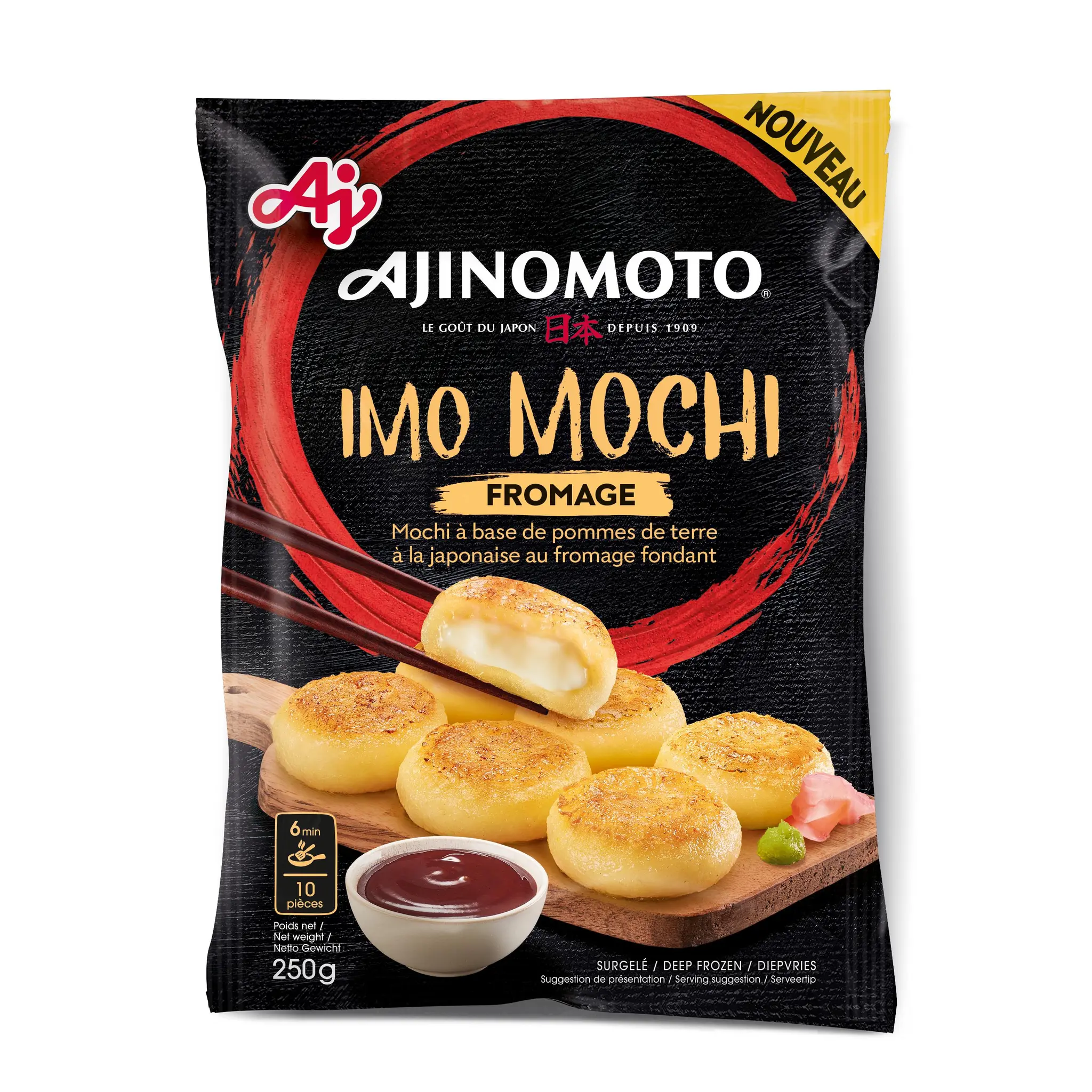 AJINOMOTO Bouchées de pommes de terre à la japonaise avec fromage